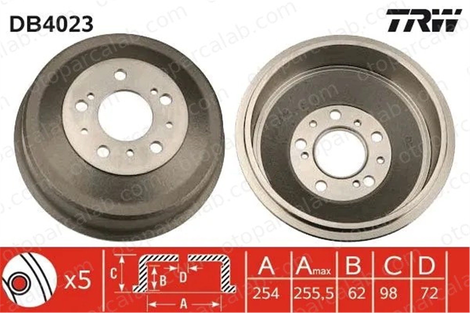 APALI 1089 Kampana Arka Sağ veya Sol FIAT DUCATO Panelvan/Van DUCATO Platform şasi 1313675080 4389374