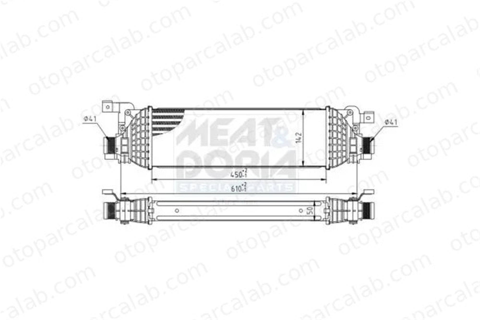 APD 45520081 Turbo Radyatörü FORD FIESTA V FUSION 5S6H9L440AD 1359245