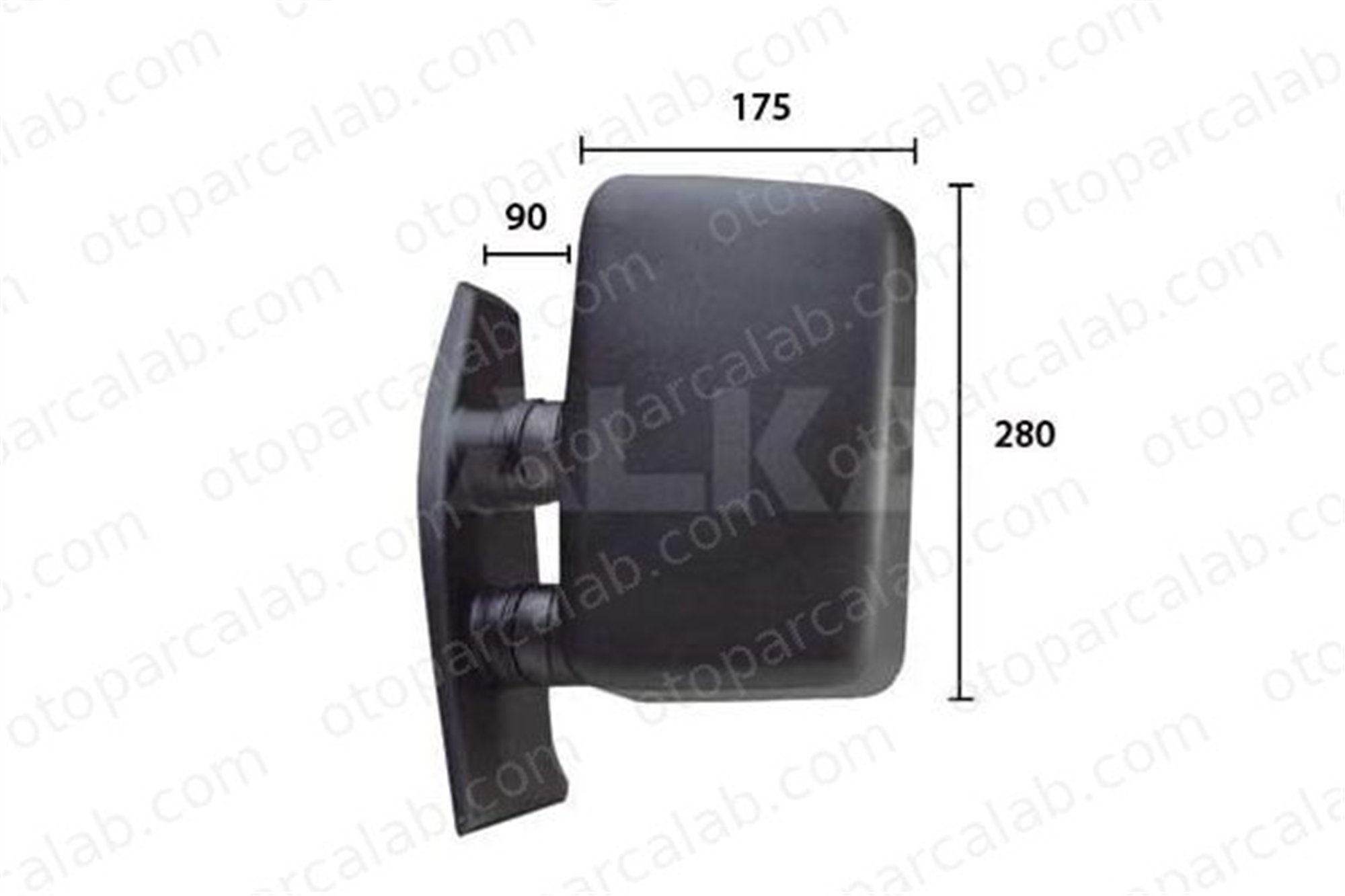 ART M001.1416 Dikiz Aynası Dış Sol CITROËN C25 Minibüs/Otobüs C25 Panelvan/Van ZF07684289 7684289