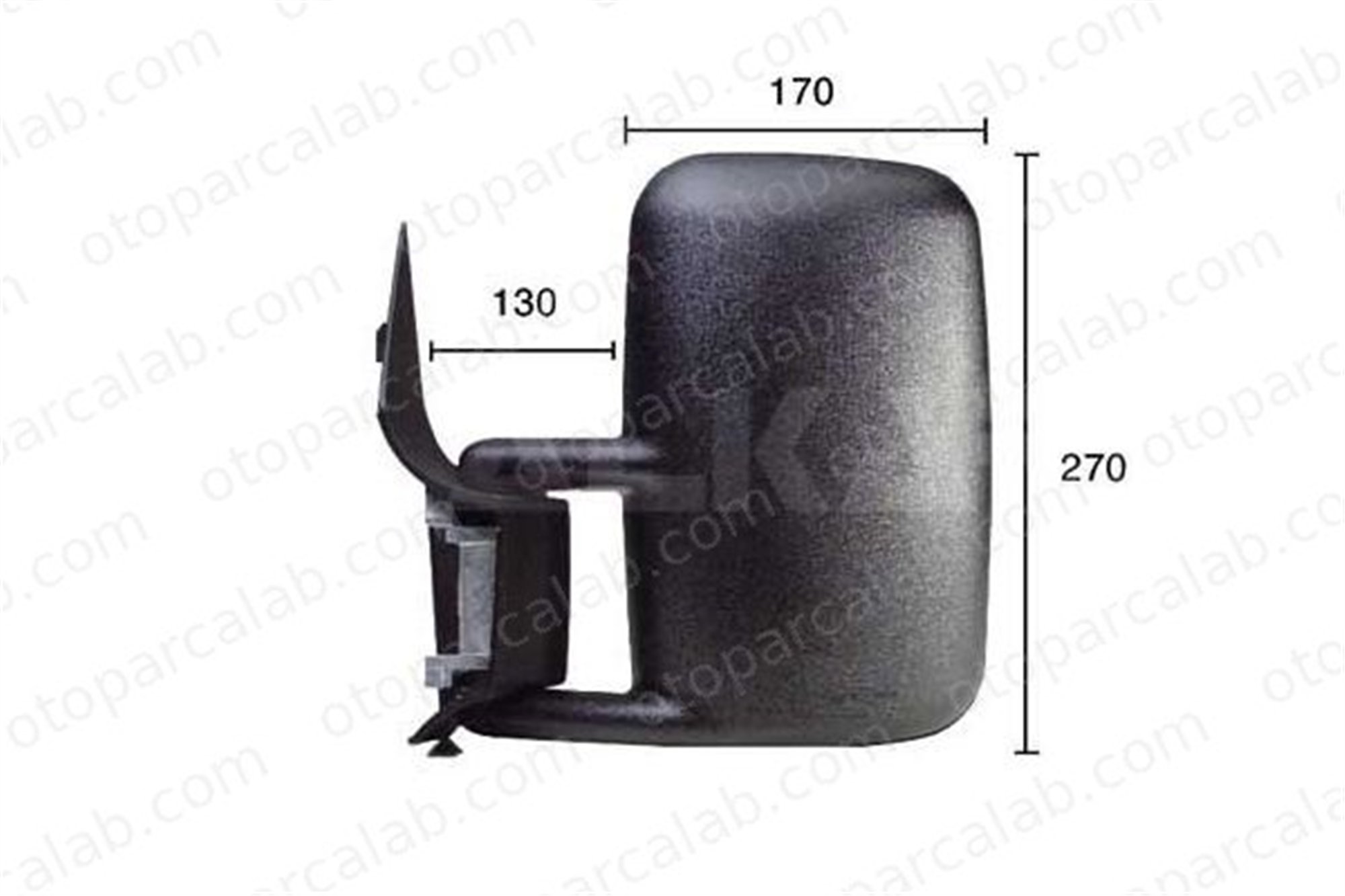 ART M006.6524 Dikiz Aynası Dış Sol VW LT 28-35 II Minibüs/Otobüs LT 28-46 II Panelvan/Van 2D1857501A