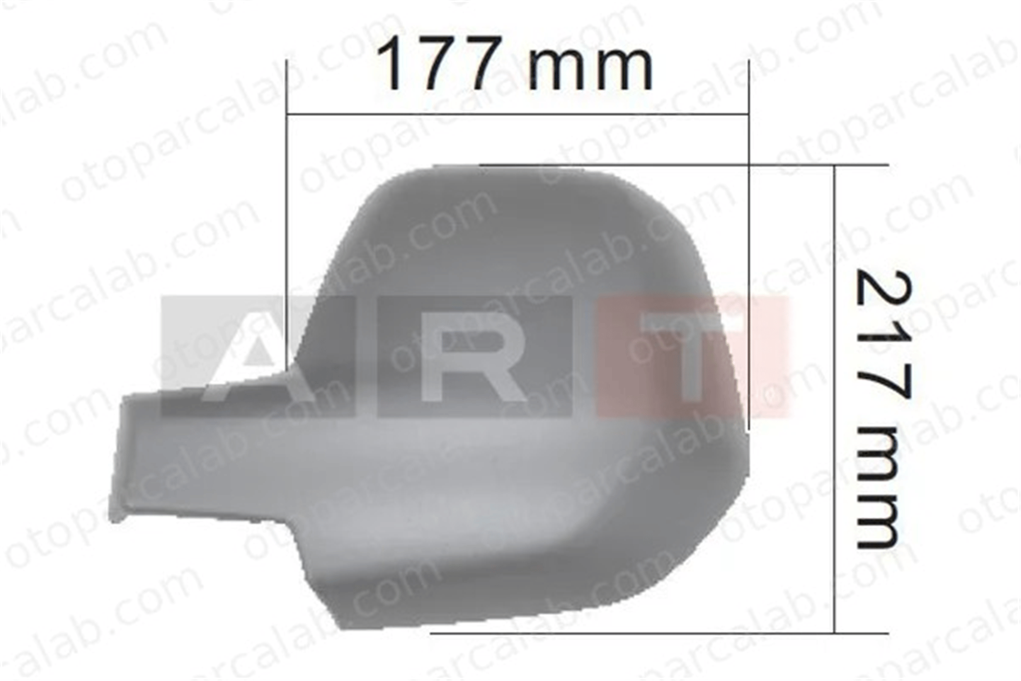 ART MC012.2292 Ayna Kapağı Sol CITROËN BERLINGO Kasa/büyük limuzin BERLINGO MULTISPACE 8152F4 8149C4