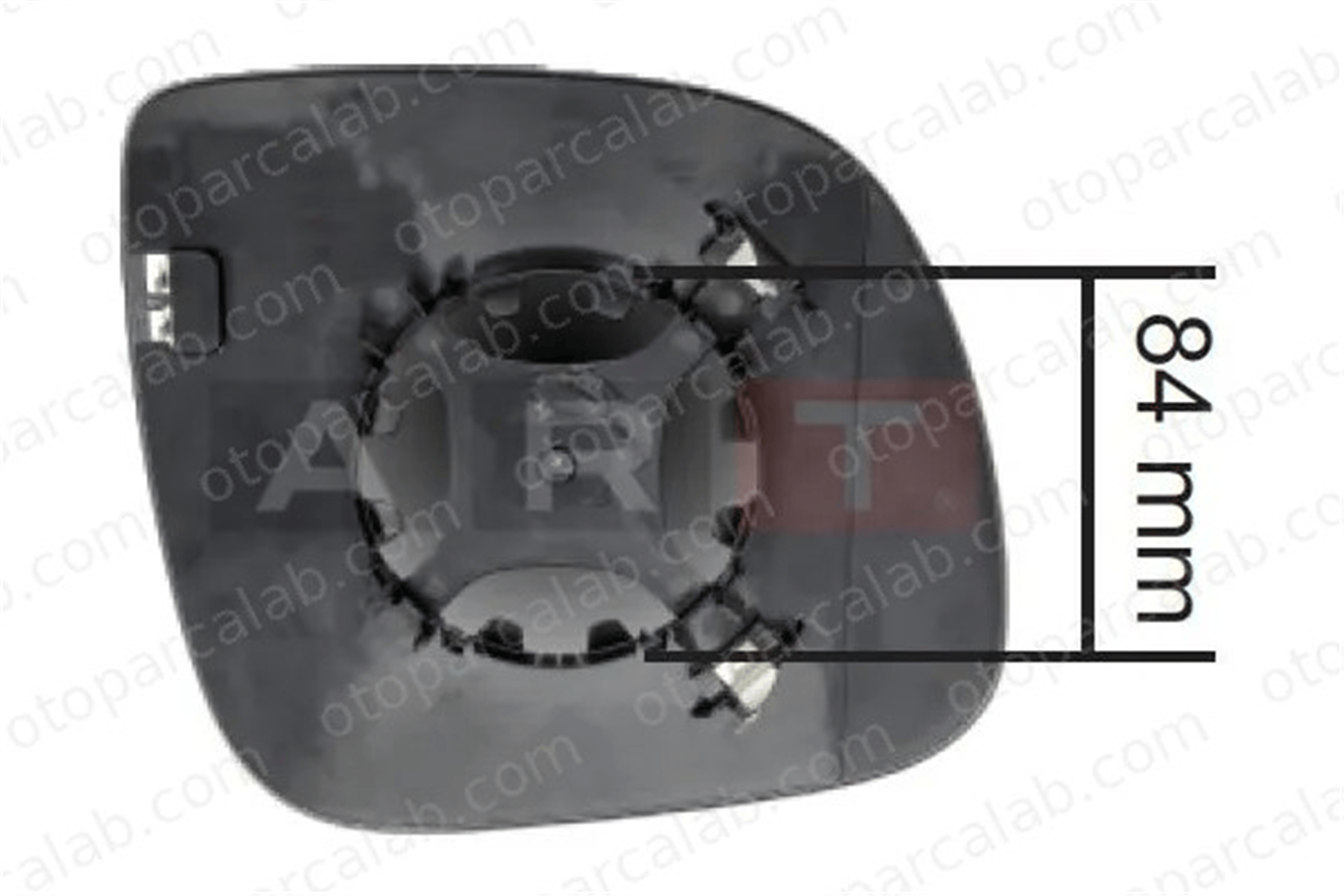 ART MG006.6376 Ayna Camı Dış Sol VW TRANSPORTER T6 / CARAVELLE T6 Minibüs/Otobüs TRANSPORTER T6 Panelvan/Van 7E1857521J 2H0857521C