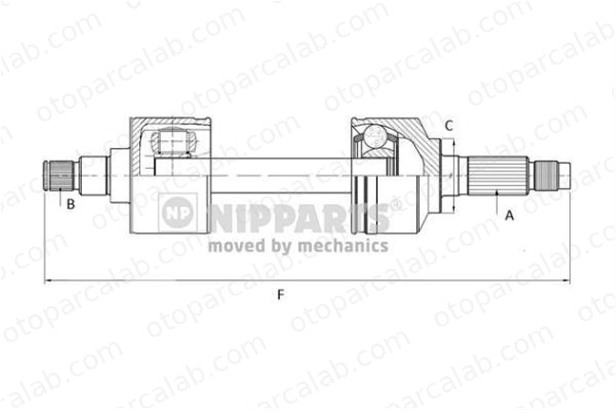 ASPART 1DSH1173 Aks Komple Ön Sağ TOYOTA YARIS VERSO YARIS 4341052010