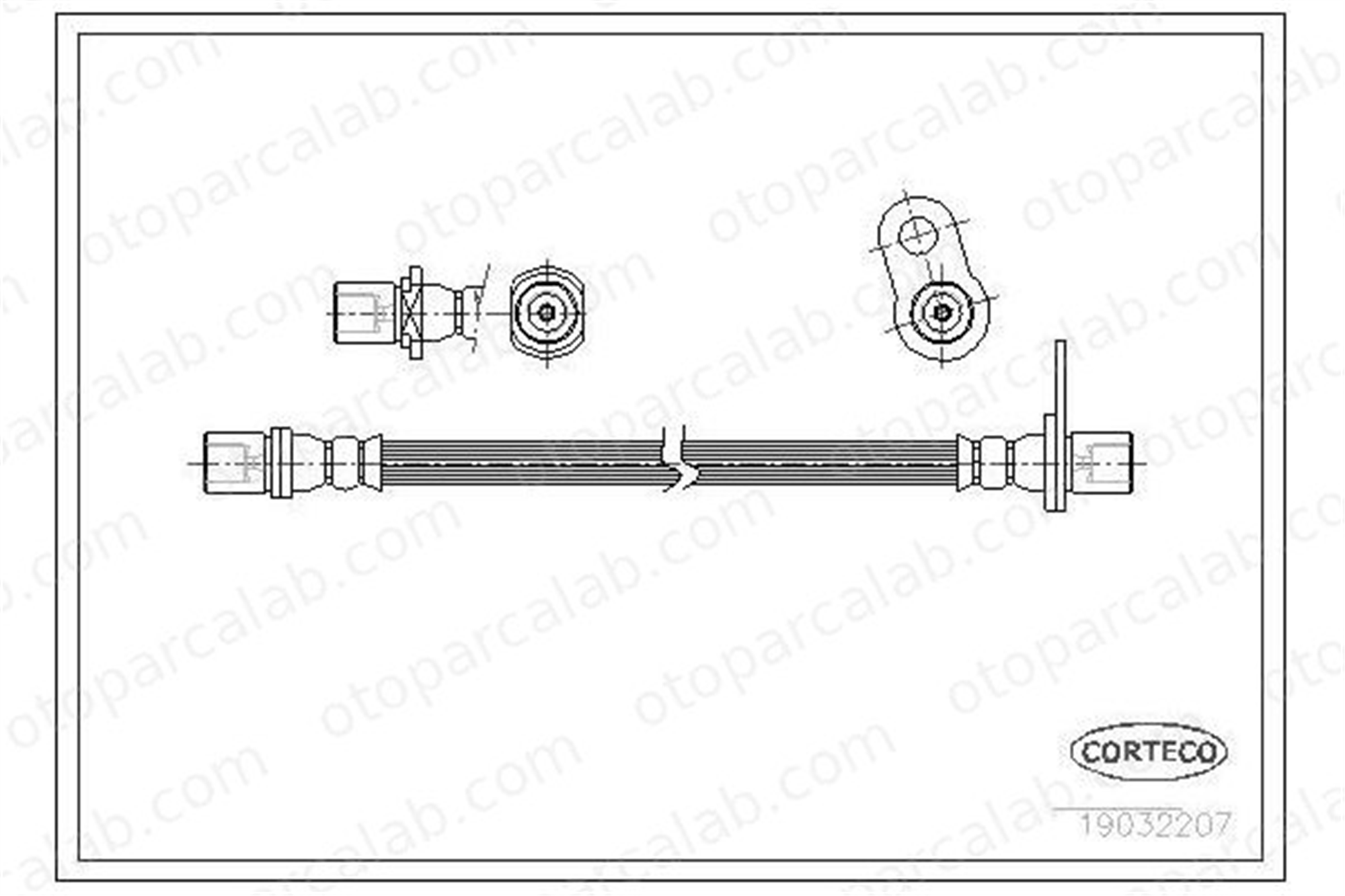 ASPART 3HOS1418 Fren Hortumu Arka Sağ TOYOTA CARINA E VI CARINA E VI Sedan 9008094016 9094702634