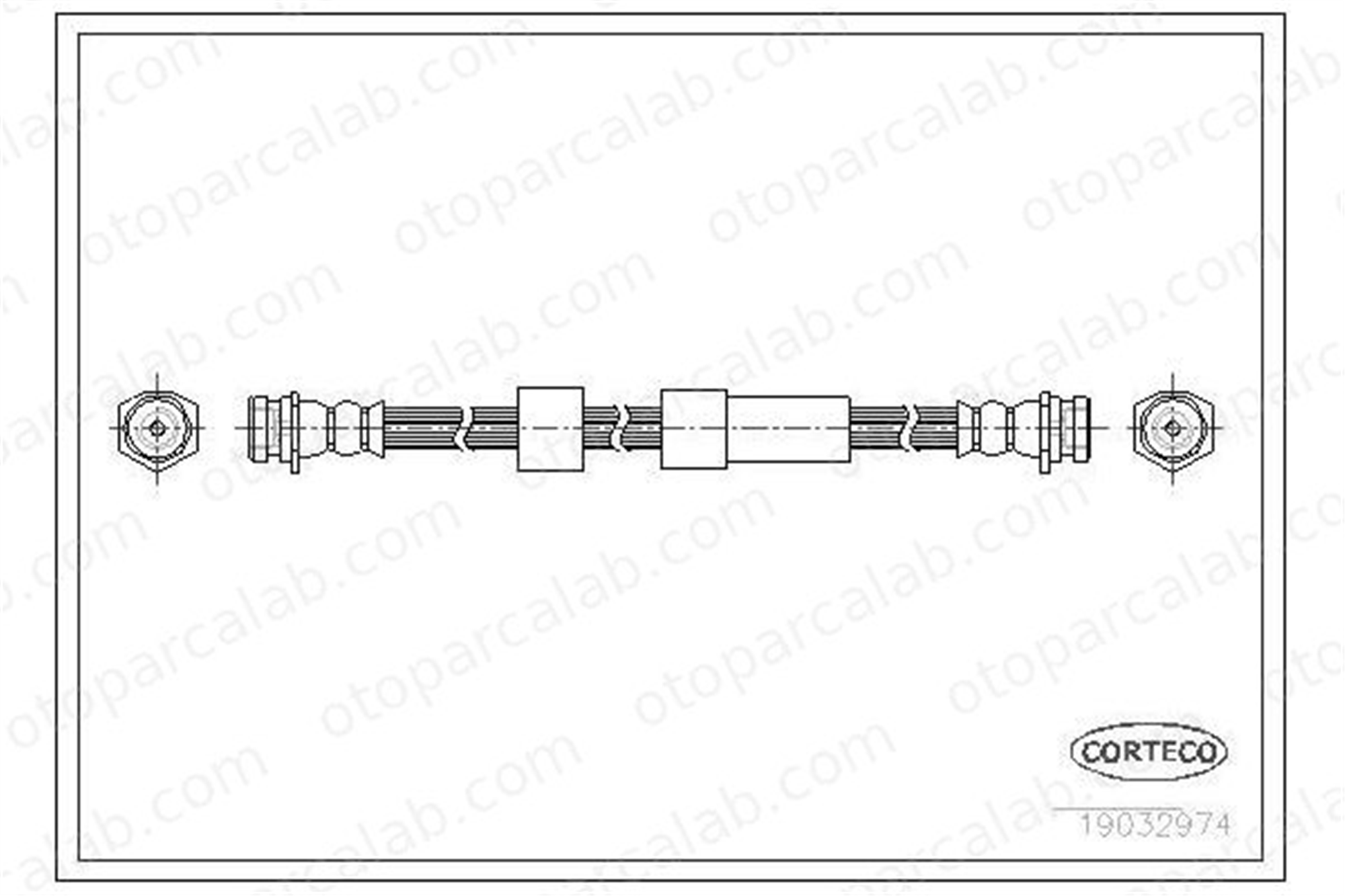 ASPART 3HOS1581 Fren Hortumu Arka Sağ FORD RANGER 3672187 XM347T504DA