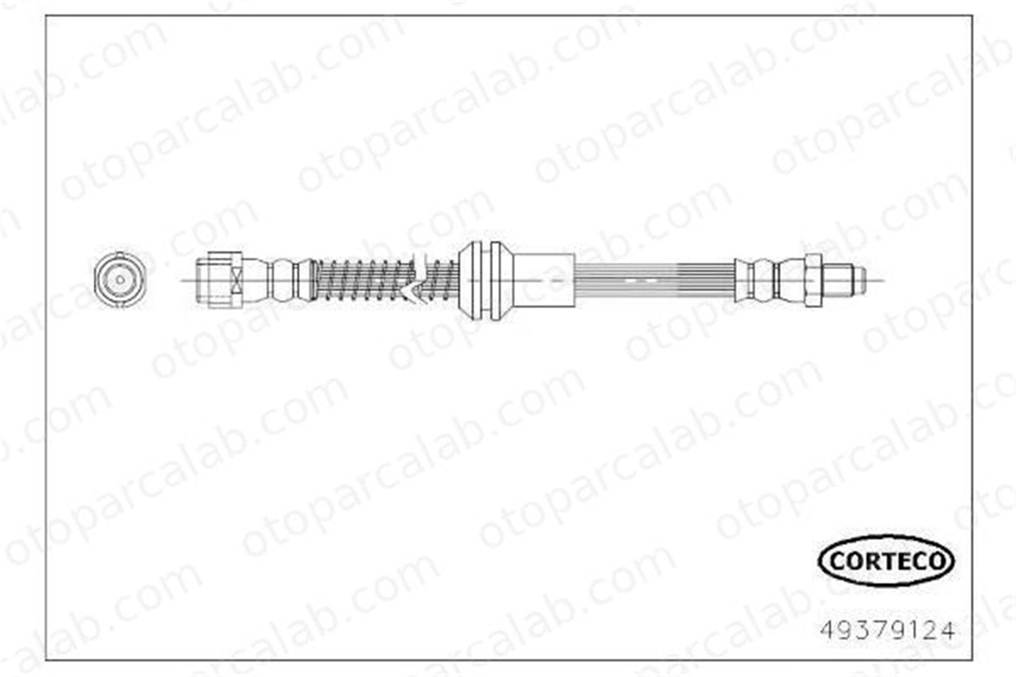ASPART 3HOS1597 Fren Hortumu Ön Sağ veya Sol MERCEDES-BENZ GLK-SERISI A2044200748 2044200748