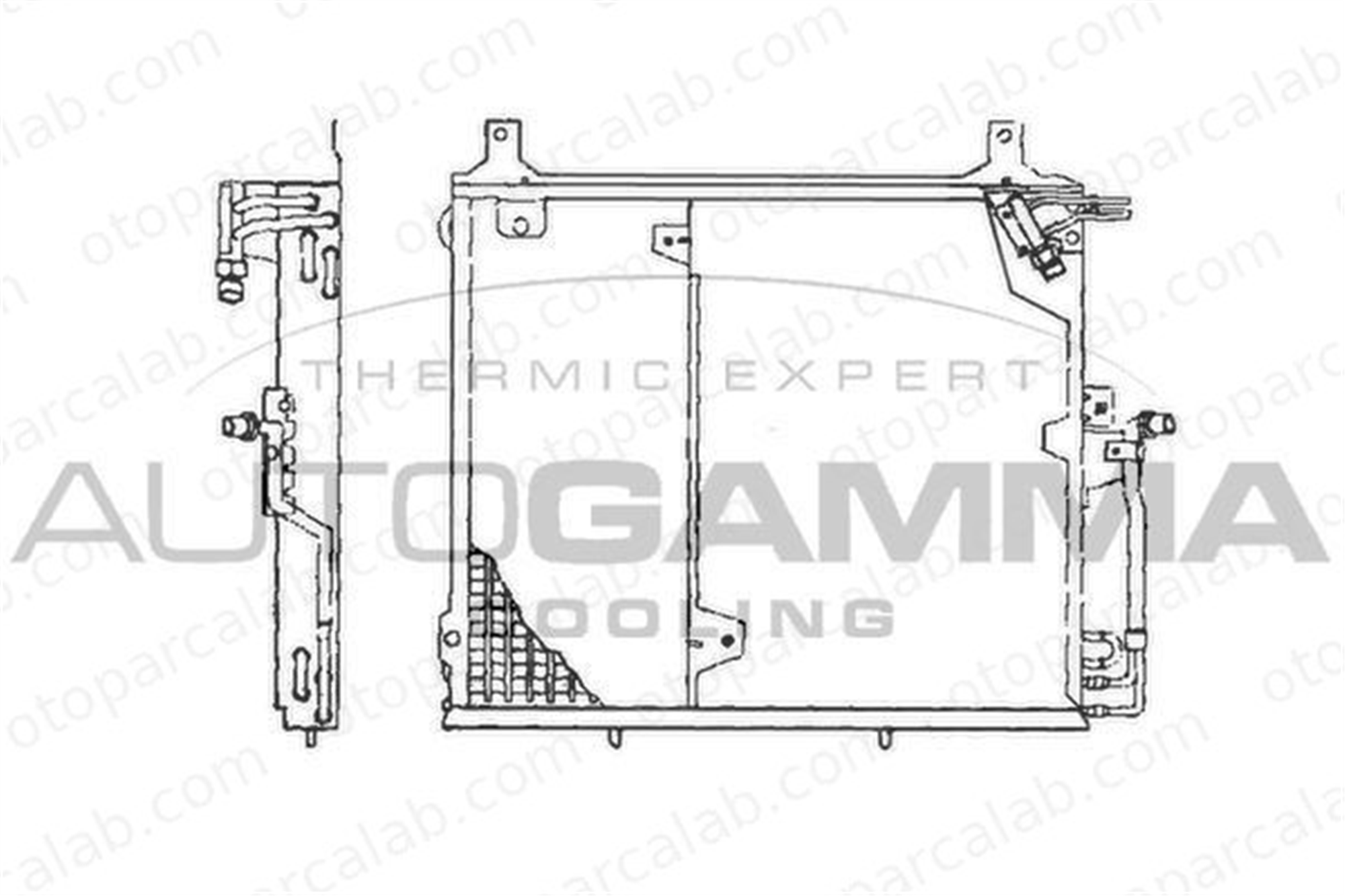 ASPART 6CAC1006 Klima Radyatörü MERCEDES-BENZ 124 Sedan E-SERISI Cabrio 1248301370 1248302170