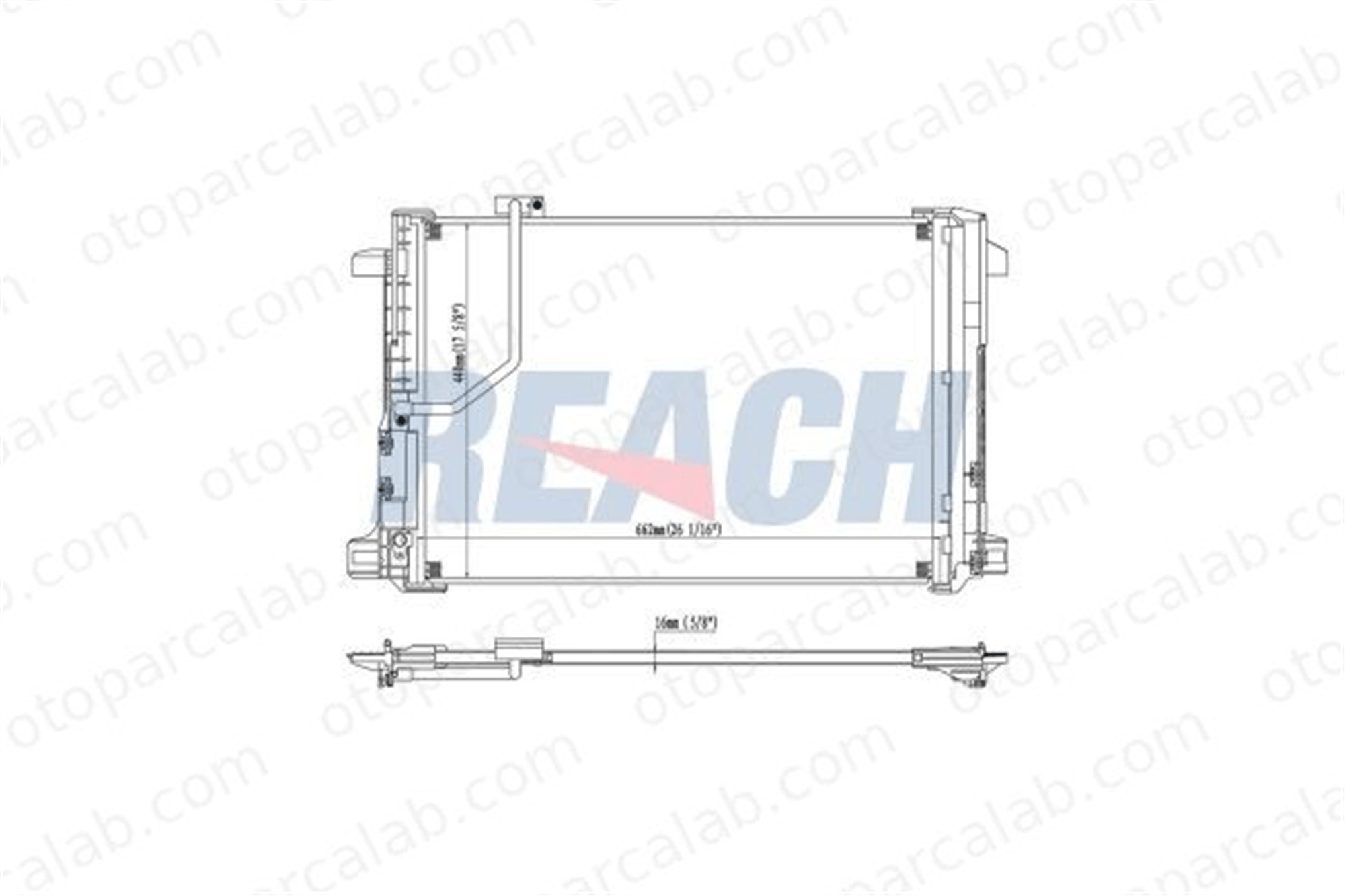 ASPART 6CAC1023 Klima Radyatörü MERCEDES-BENZ C-SERISI E-SERISI 2045000154 2045000254