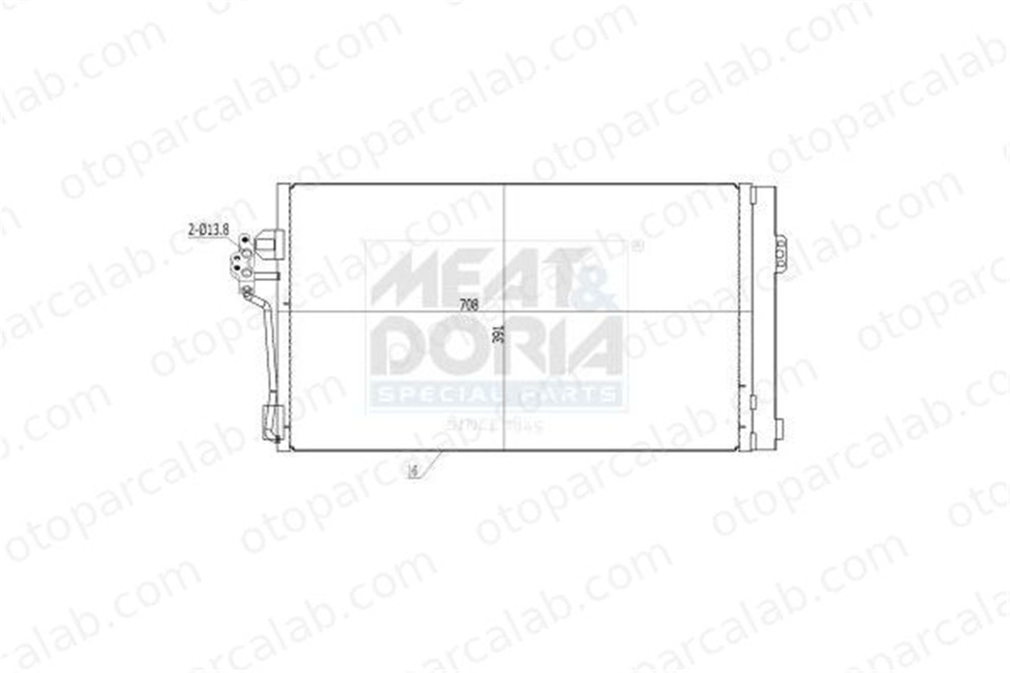 ASPART 6CAC1033 Klima Radyatörü MERCEDES-BENZ VITO Minibüs/Otobüs VITO / MIXTO Panelvan/Van 6398350270 6398350470