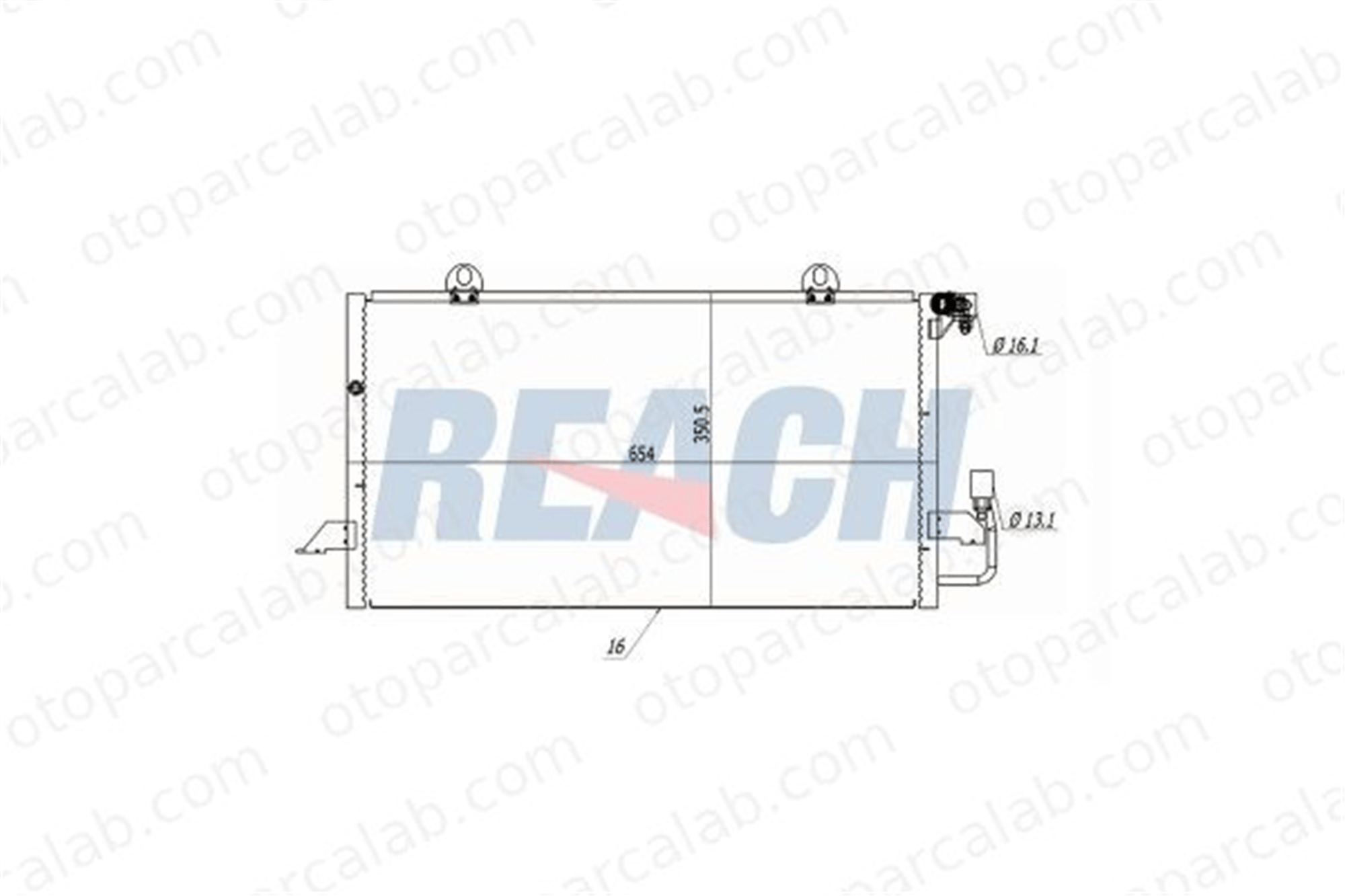 ASPART 6CAC1037 Klima Radyatörü AUDI 80 B4 Avant 80 B4 Sedan 8A0260403AB