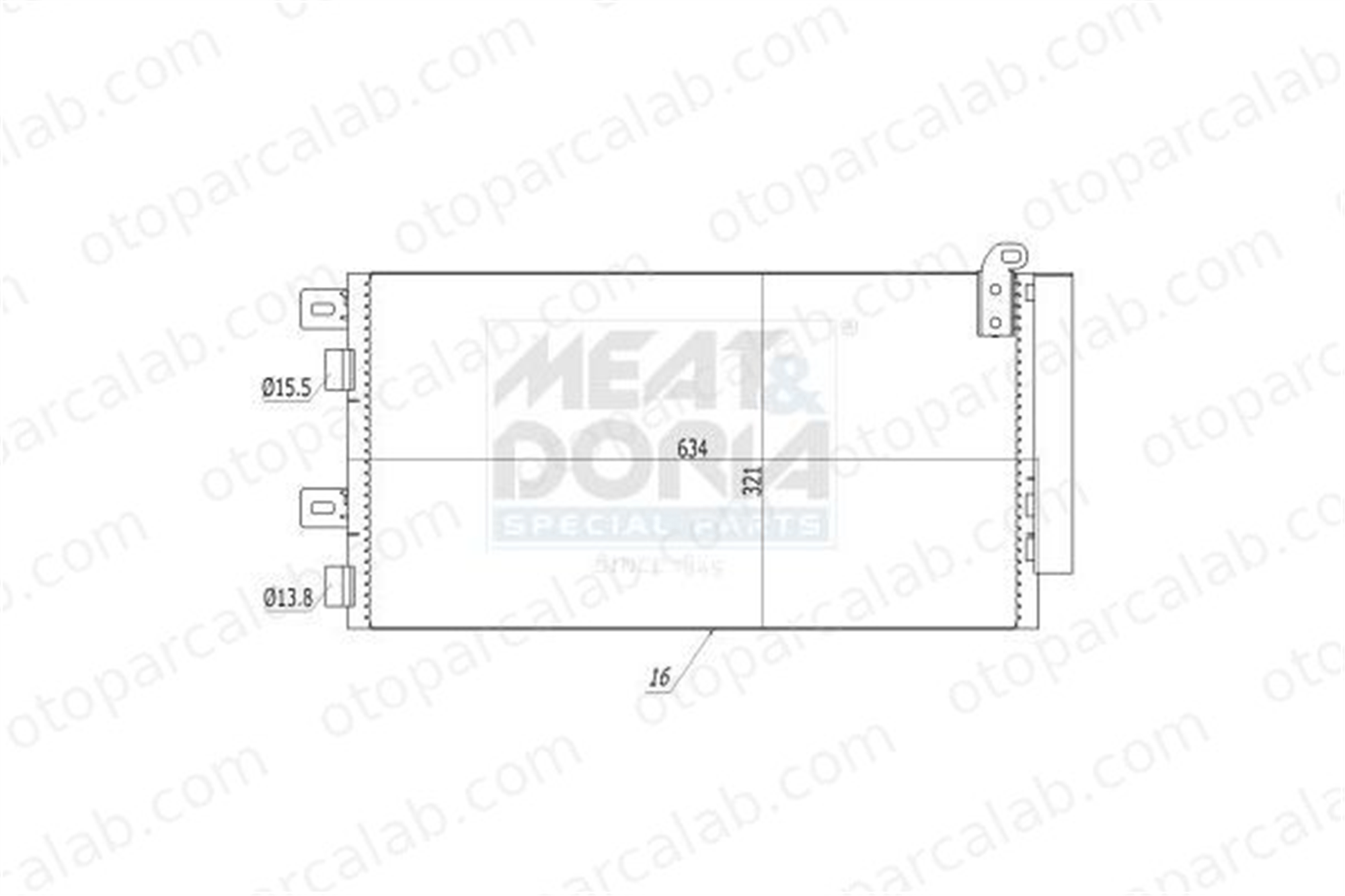 ASPART 6CAC1071 Klima Radyatörü MINI MINI Cabrio MINI 64531490572 1490572