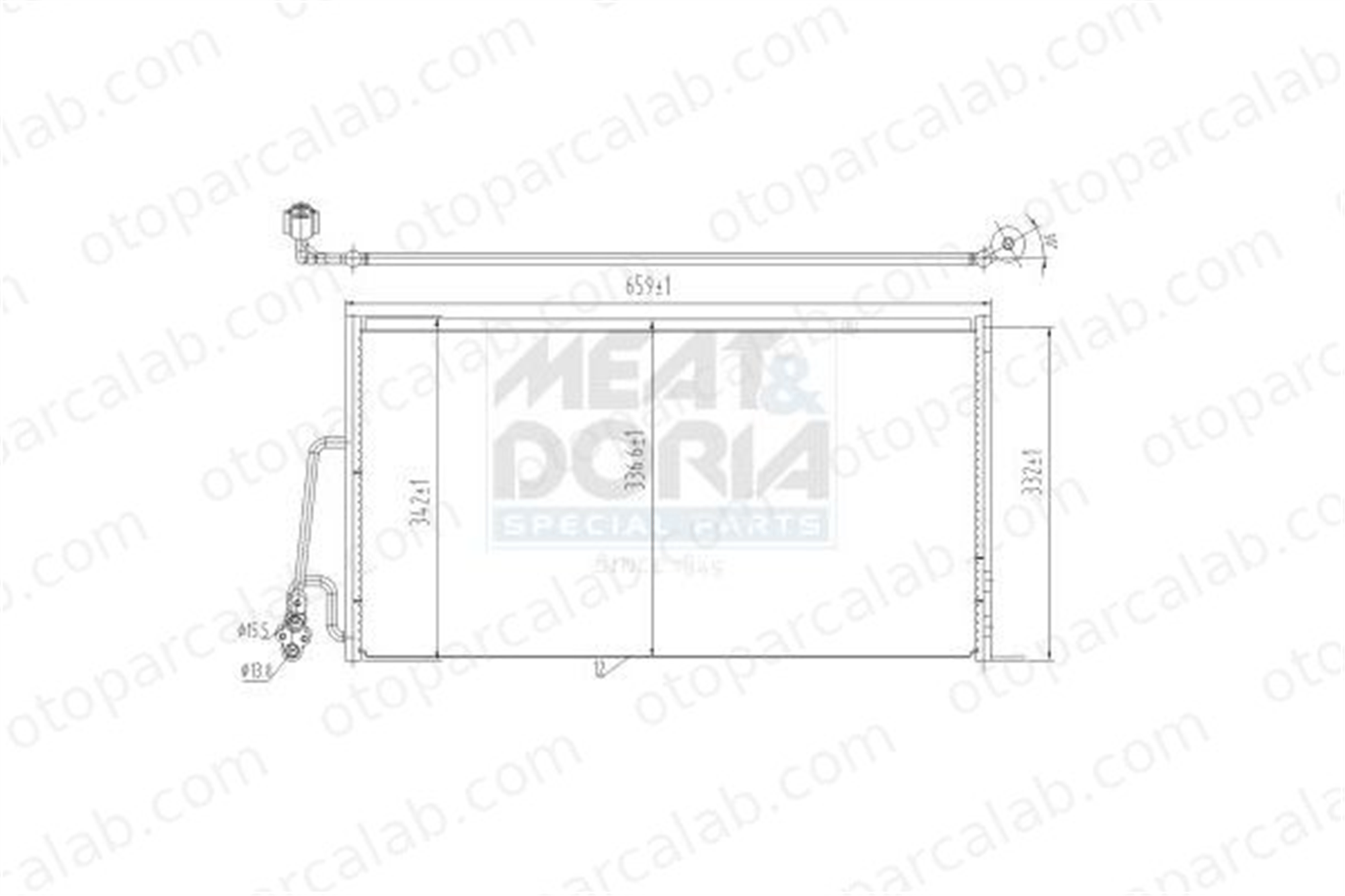 ASPART 6CAC1072 Klima Radyatörü MINI MINI MINI CLUBMAN 64539239920 64536941084