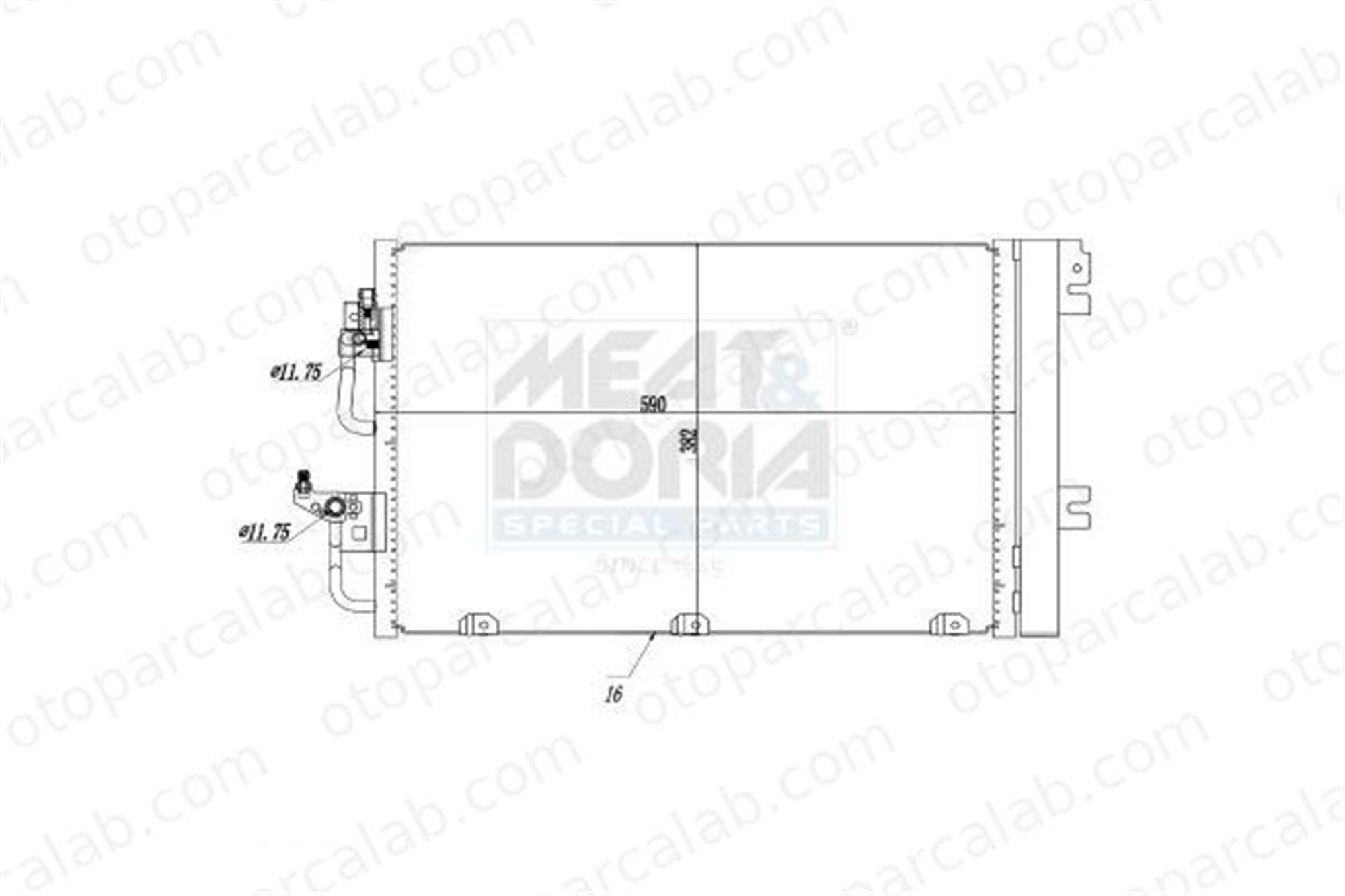ASPART 6CAC1080 Klima Radyatörü OPEL ASTRA H Station wagon ZAFIRA / ZAFIRA FAMILY B 1850096 13129192
