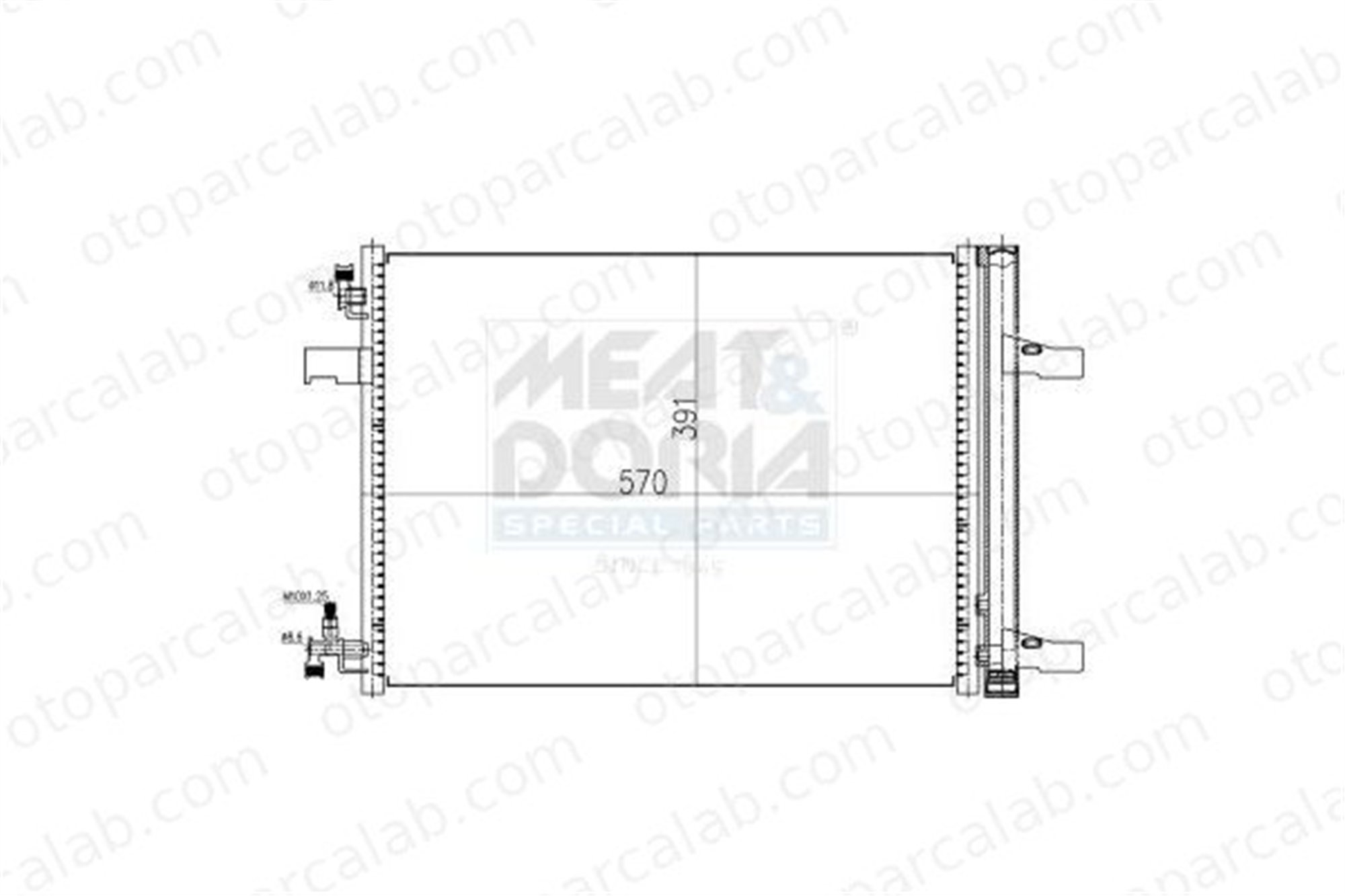 ASPART 6CAC1082 Klima Radyatörü OPEL ASTRA J ASTRA J Sports Tourer 1850136 13267648