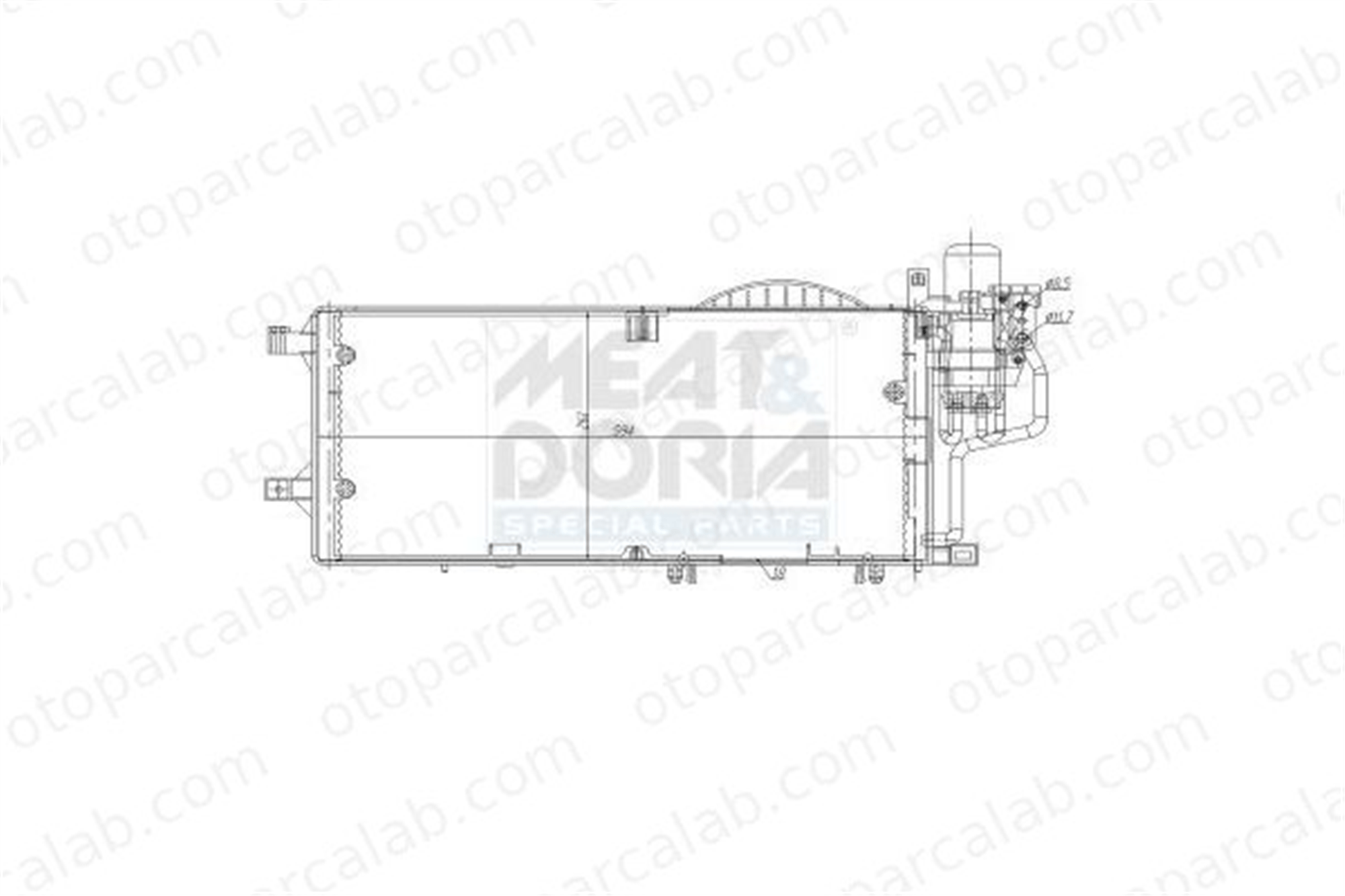 ASPART 6CAC1088 Klima Radyatörü OPEL COMBO Kasa/büyük limuzin COMBO Tour 1850071 13114012