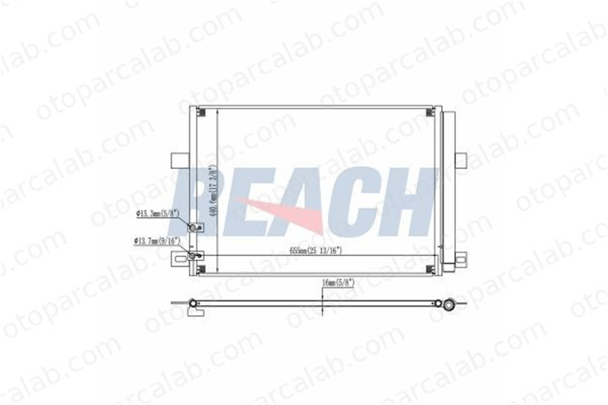 ASPART 6CAC1119 Klima Radyatörü VW AMAROK AMAROK Platform şasi 2H0820411A 2H0820411