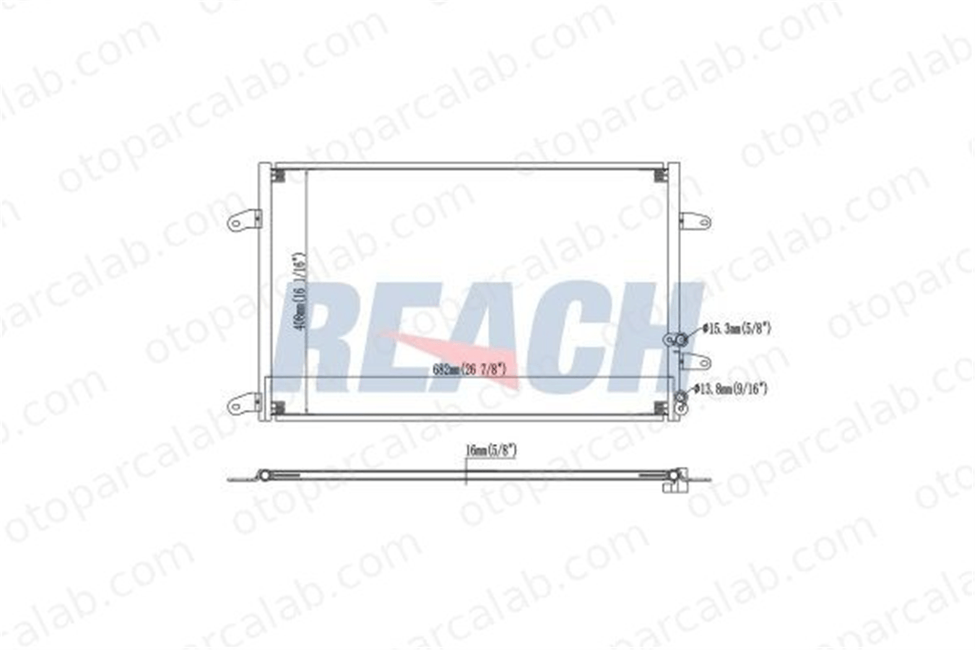 ASPART 6CAC1132 Klima Radyatörü VW PHAETON 3D0820411G 3D0820411C