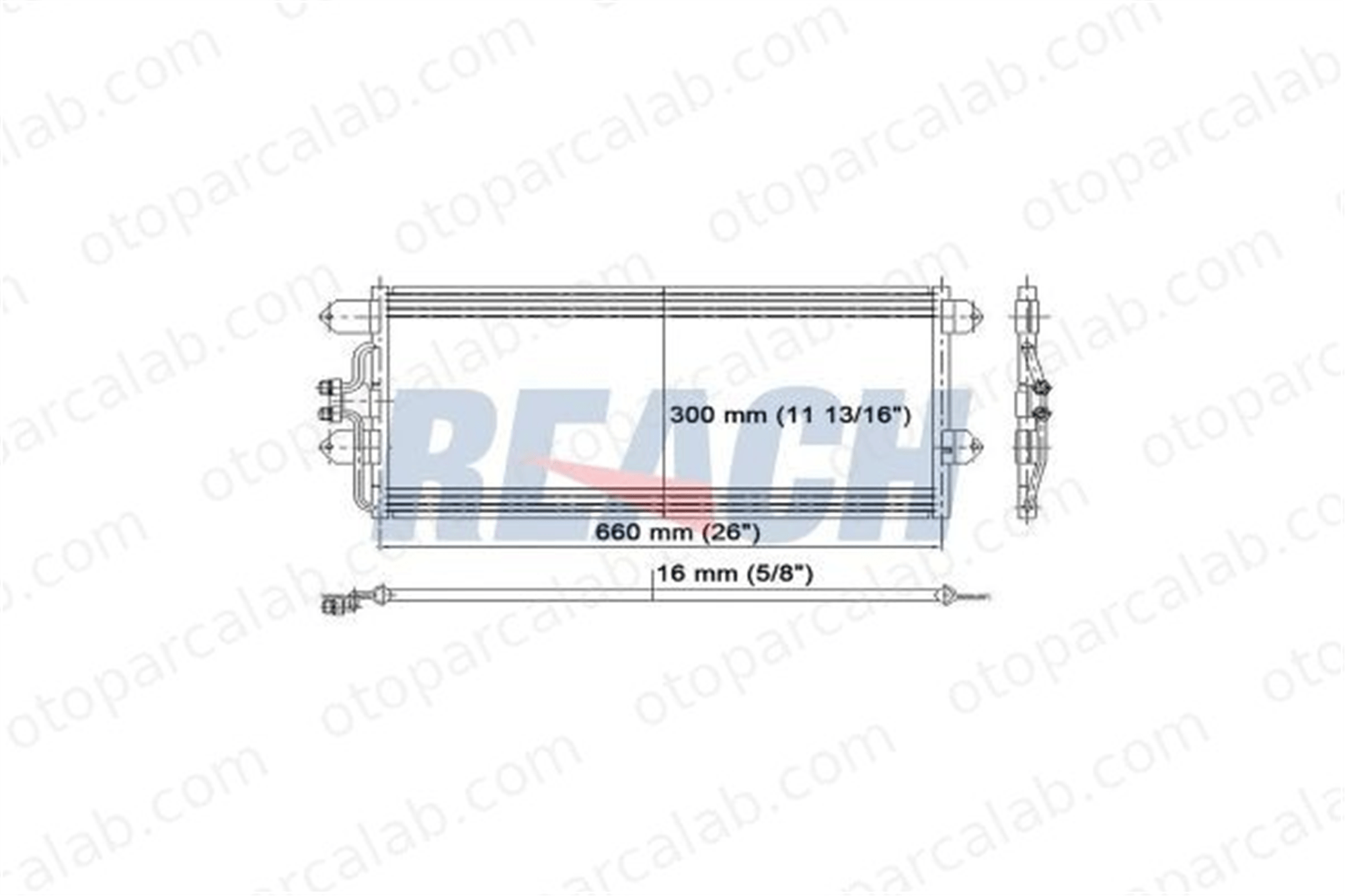 ASPART 6CAC1138 Klima Radyatörü VW TRANSPORTER T4 Minibüs/Otobüs TRANSPORTER T4 Platform şasi 701820413D 701820413