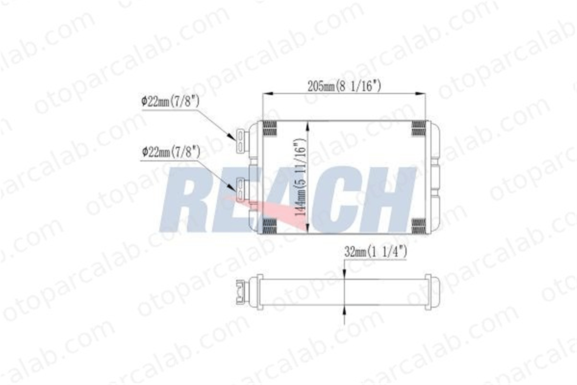 ASPART 6HMA1003 Kalorifer Radyatörü BMW 3 3 Touring 8372771 64118372771
