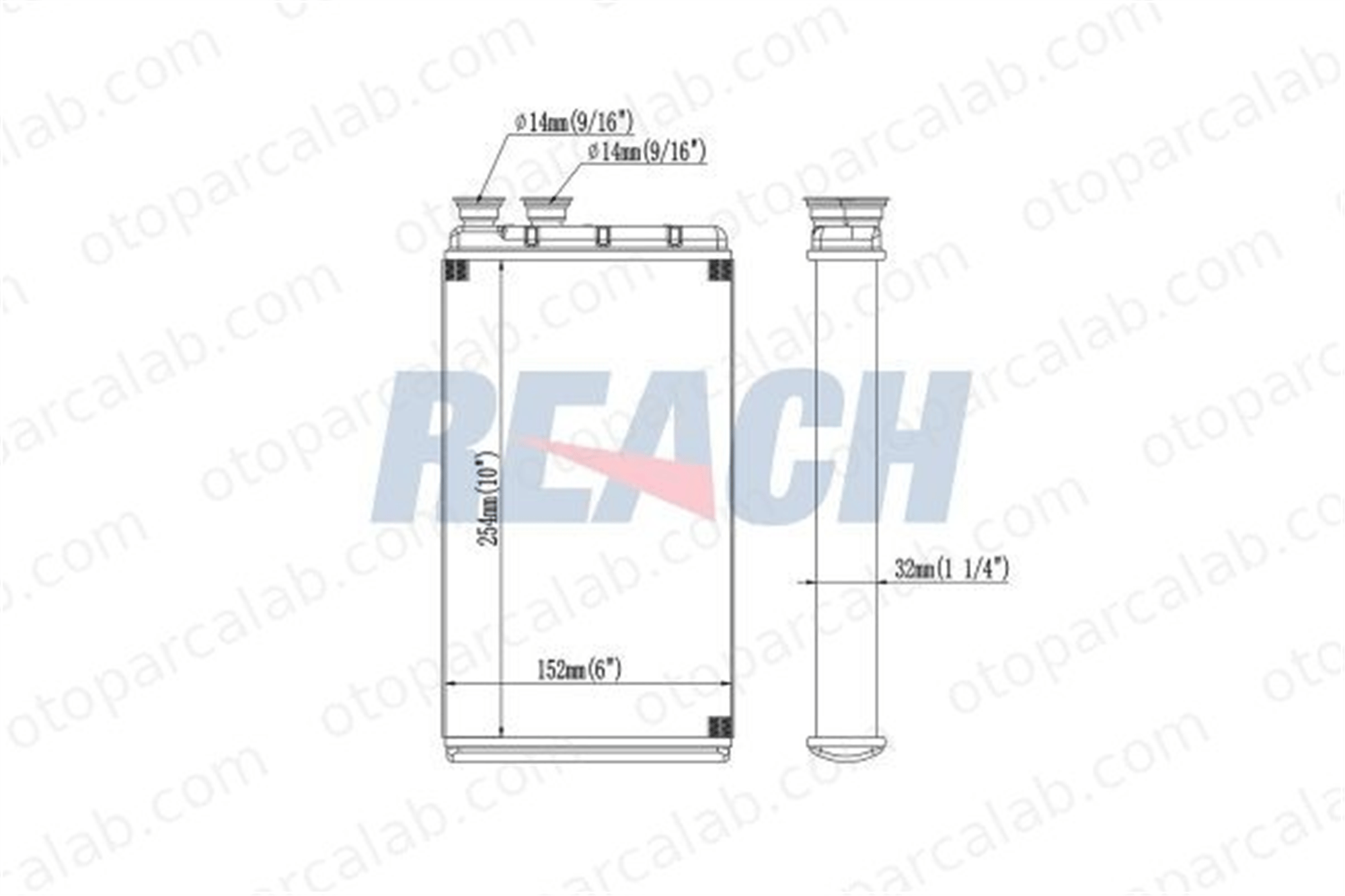 ASPART 6HMA1009 Kalorifer Radyatörü BMW 5 5 Touring 64119361712