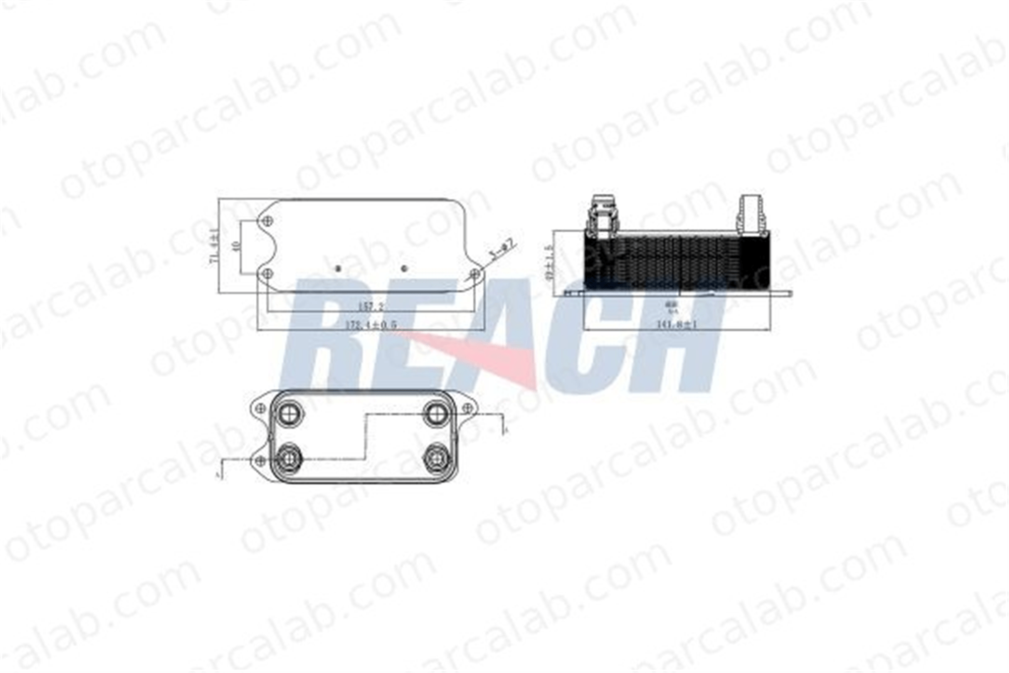ASPART 6OCO1029 Motor Yağ Soğutucu MERCEDES-BENZ C-SERISI C-SERISI T-Model A0995002300 995001100
