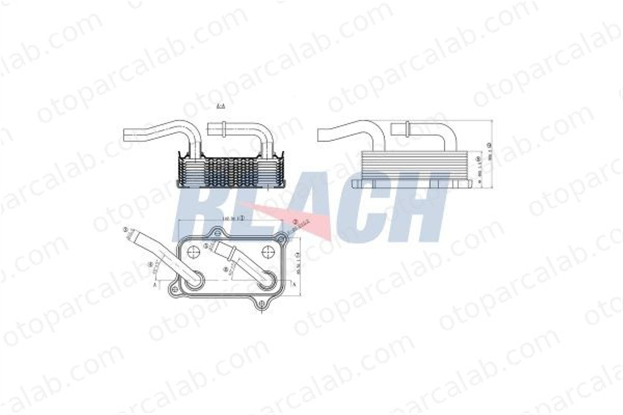 ASPART 6OCO1034 Motor Yağ Soğutucu MERCEDES-BENZ E-SERISI E-SERISI T-Model A1121880401 121880301