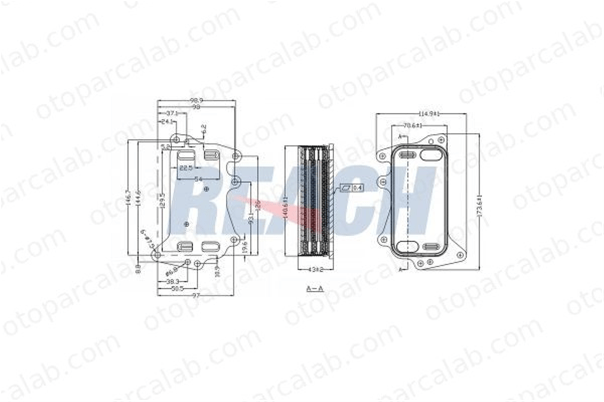 ASPART 6OCO1046 Motor Yağ Soğutucu BMW 1 3 Touring 11428507627 8507627