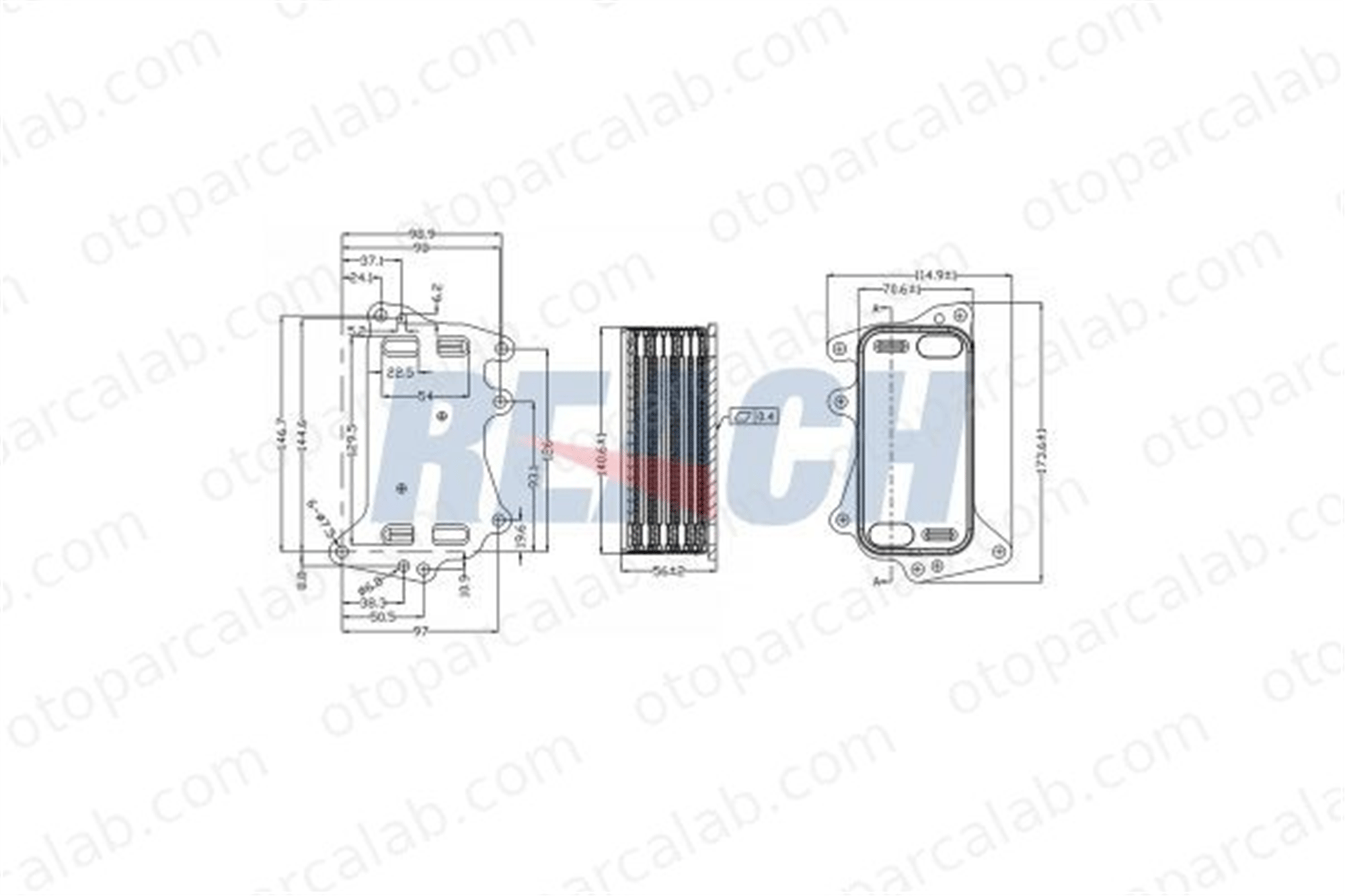 ASPART 6OCO1048 Motor Yağ Soğutucu BMW X5 7 11428510856 11428510856S1