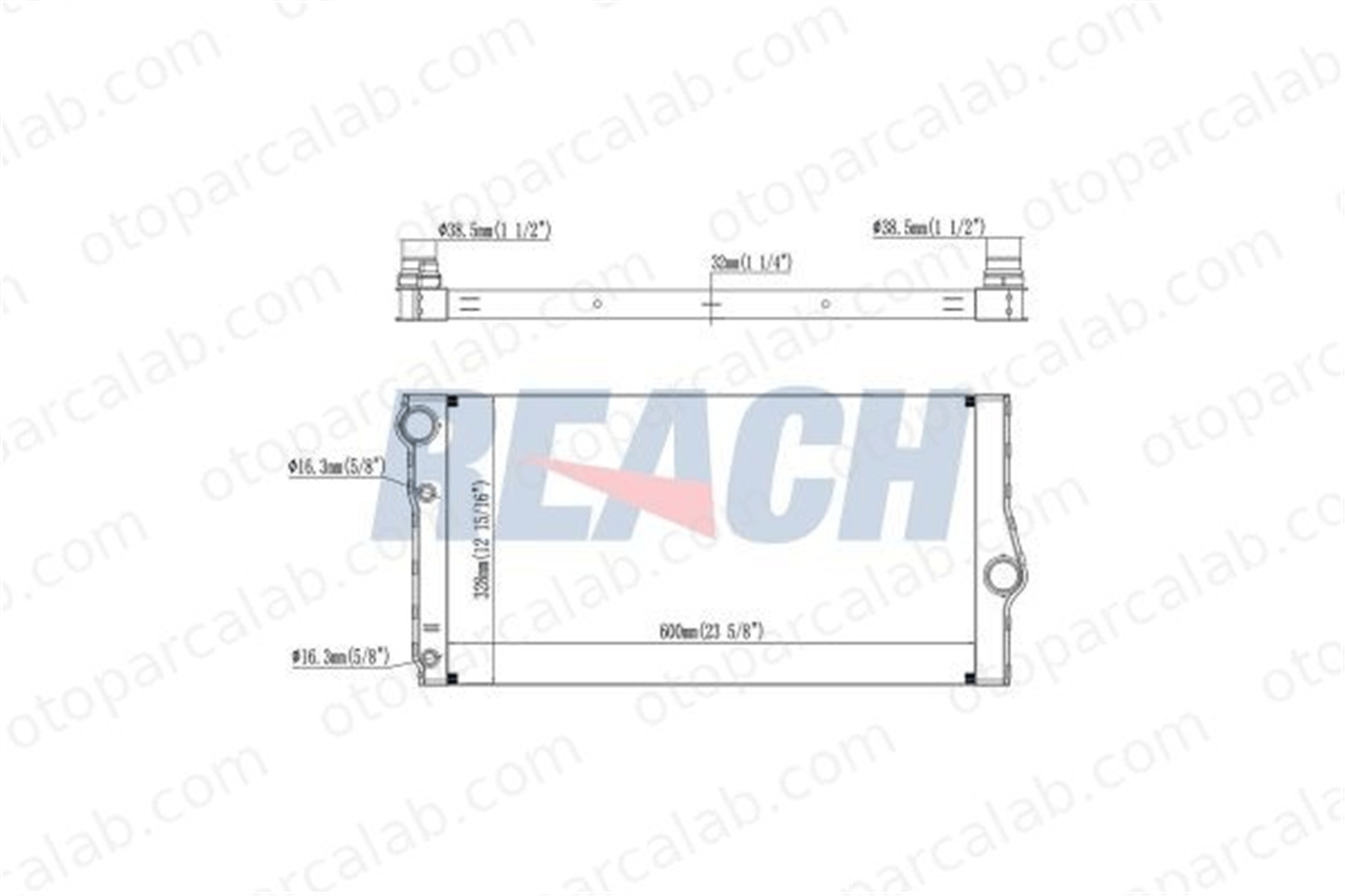 ASPART 6RAD1010 Su Radyatörü BMW 5 5 Touring 17118509175 17117805627