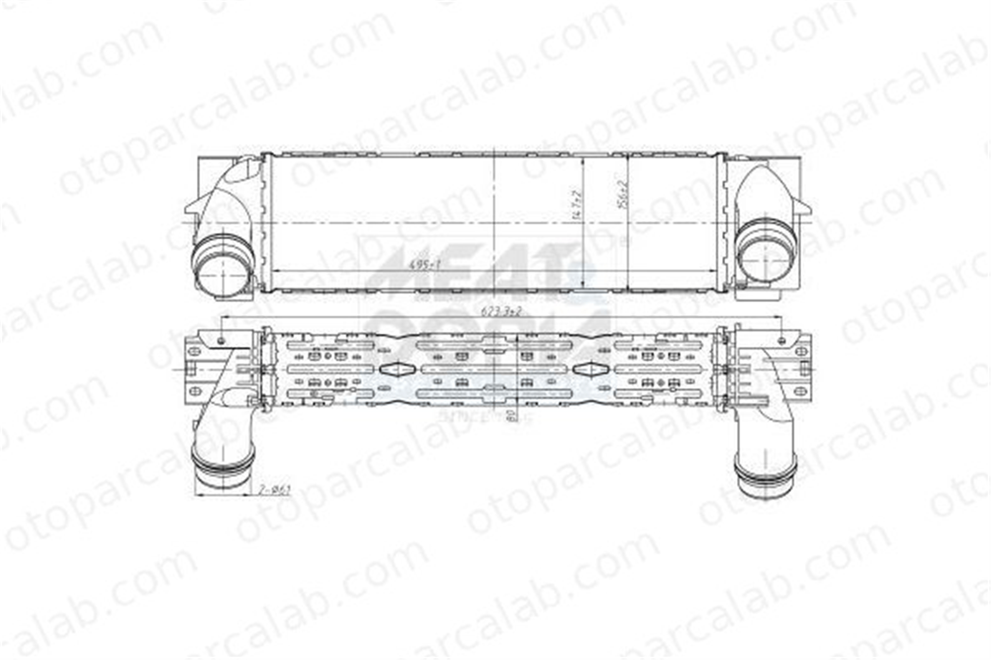 ASPART 6TRA1004 Turbo Radyatörü BMW X3 X4 17517823570