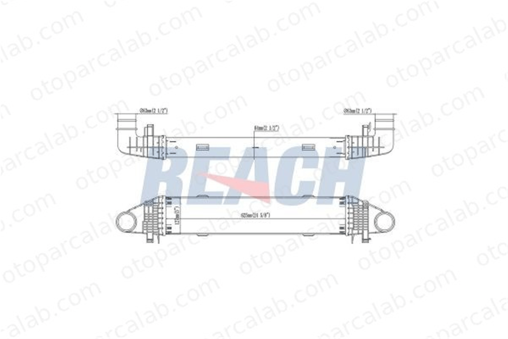 ASPART 6TRA1012 Turbo Radyatörü MERCEDES-BENZ C-SERISI T-Model C-SERISI 2045000500 A2045000500