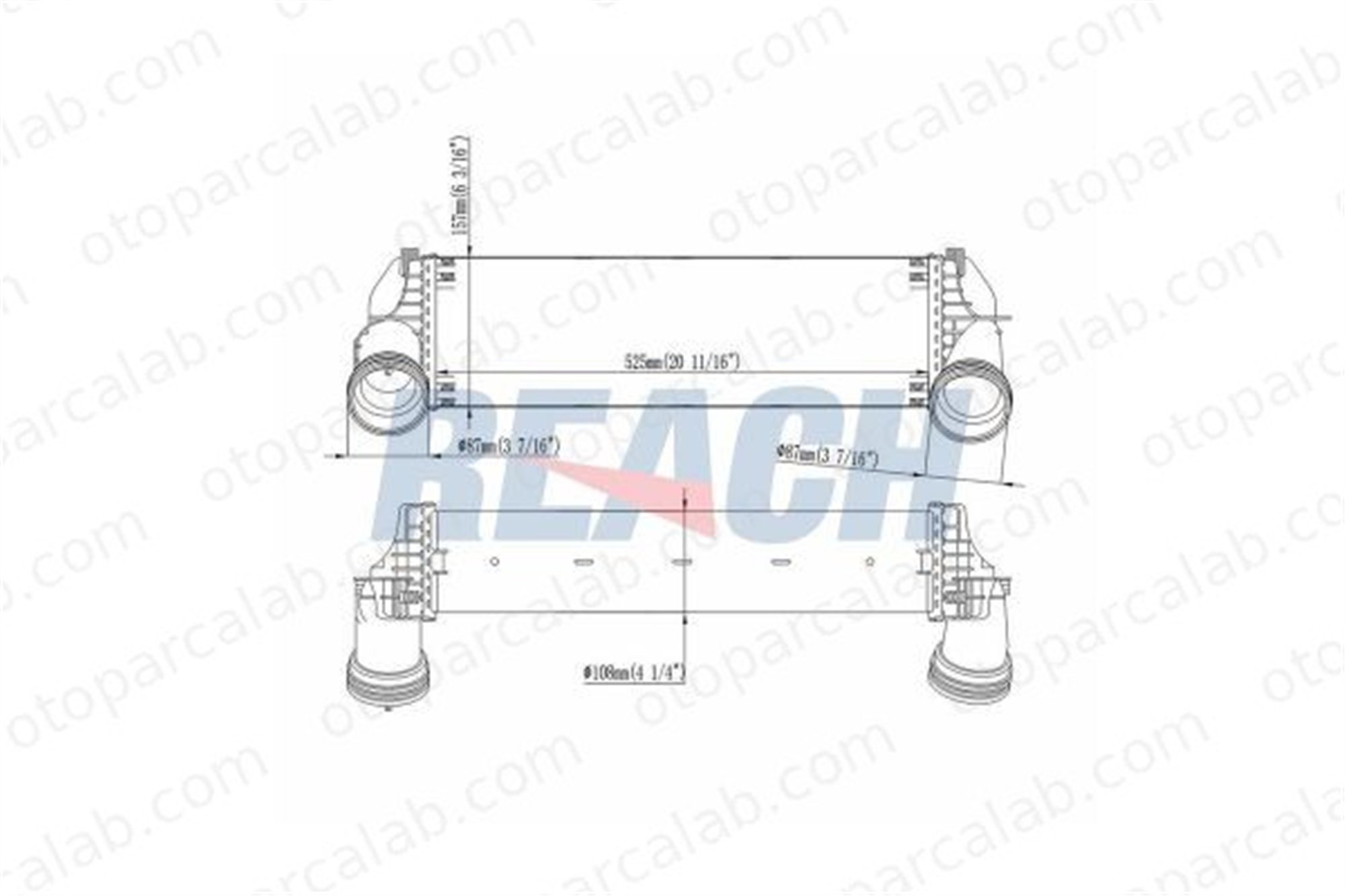 ASPART 6TRA1017 Turbo Radyatörü BMW X5 X6 17517809321 17517533475