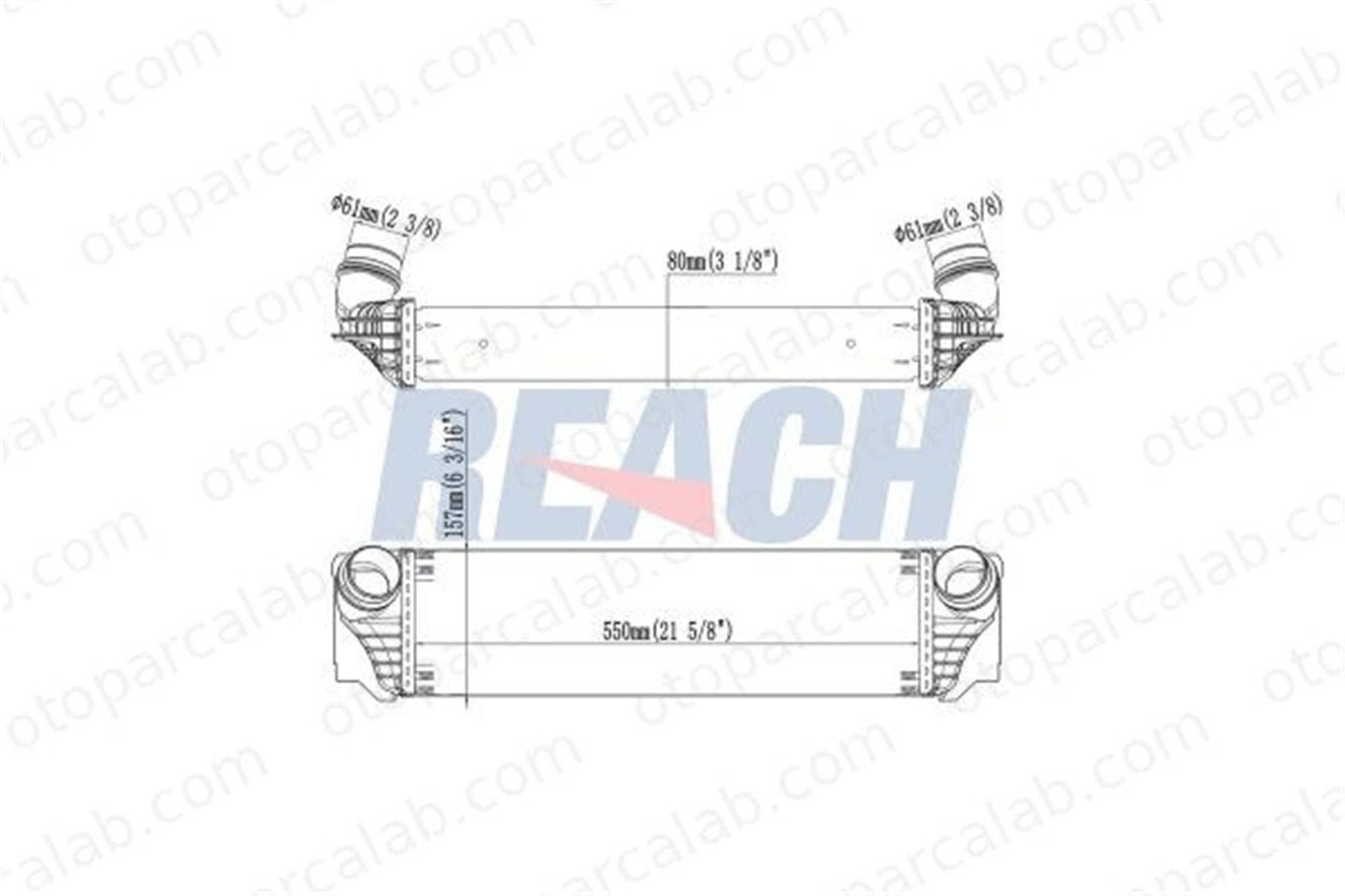 ASPART 6TRA1022 Turbo Radyatörü BMW 5 5 Touring 17517805629 17117805629