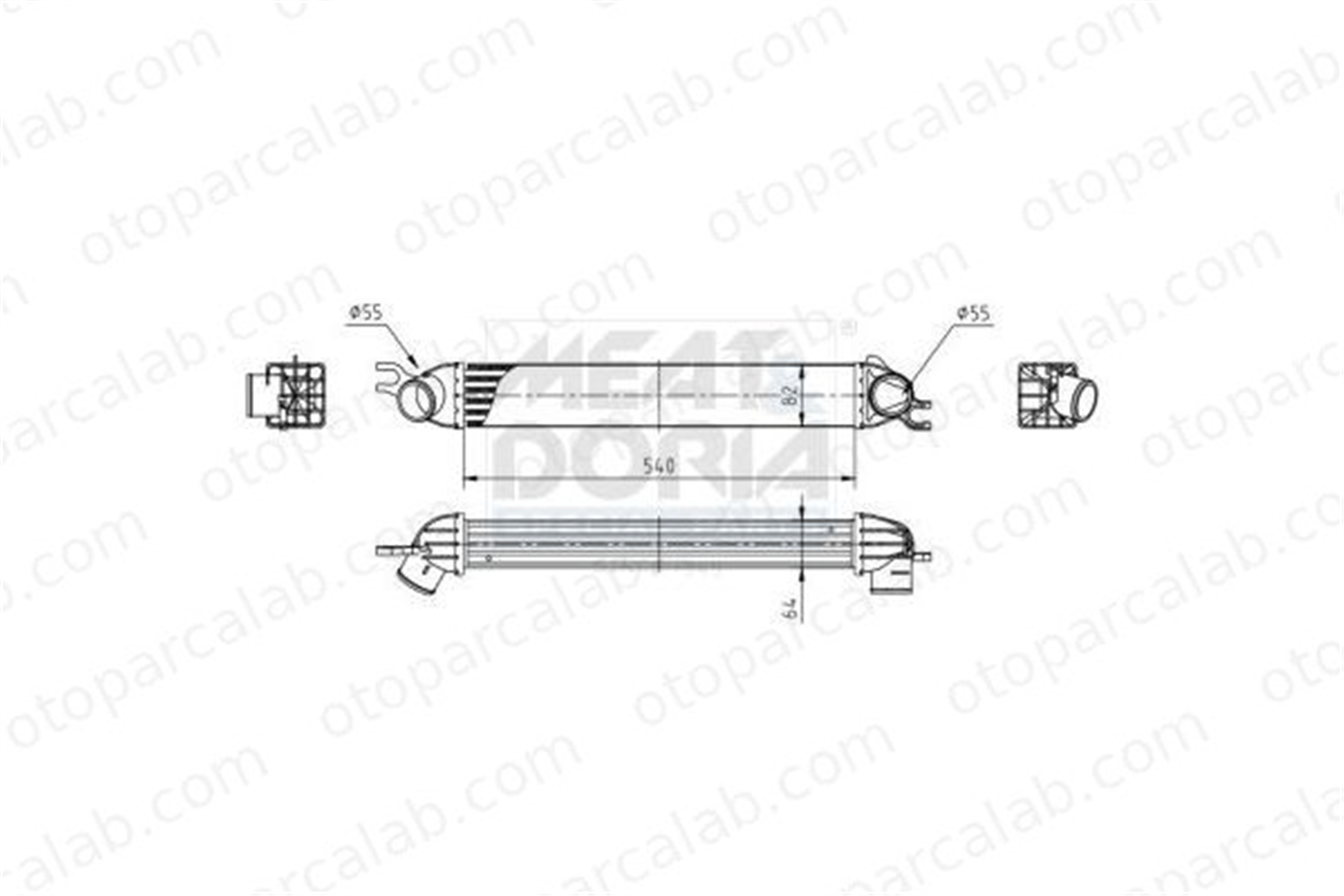 ASPART 6TRA1024 Turbo Radyatörü MINI MINI MINI COUNTRYMAN 17512751277 2751277