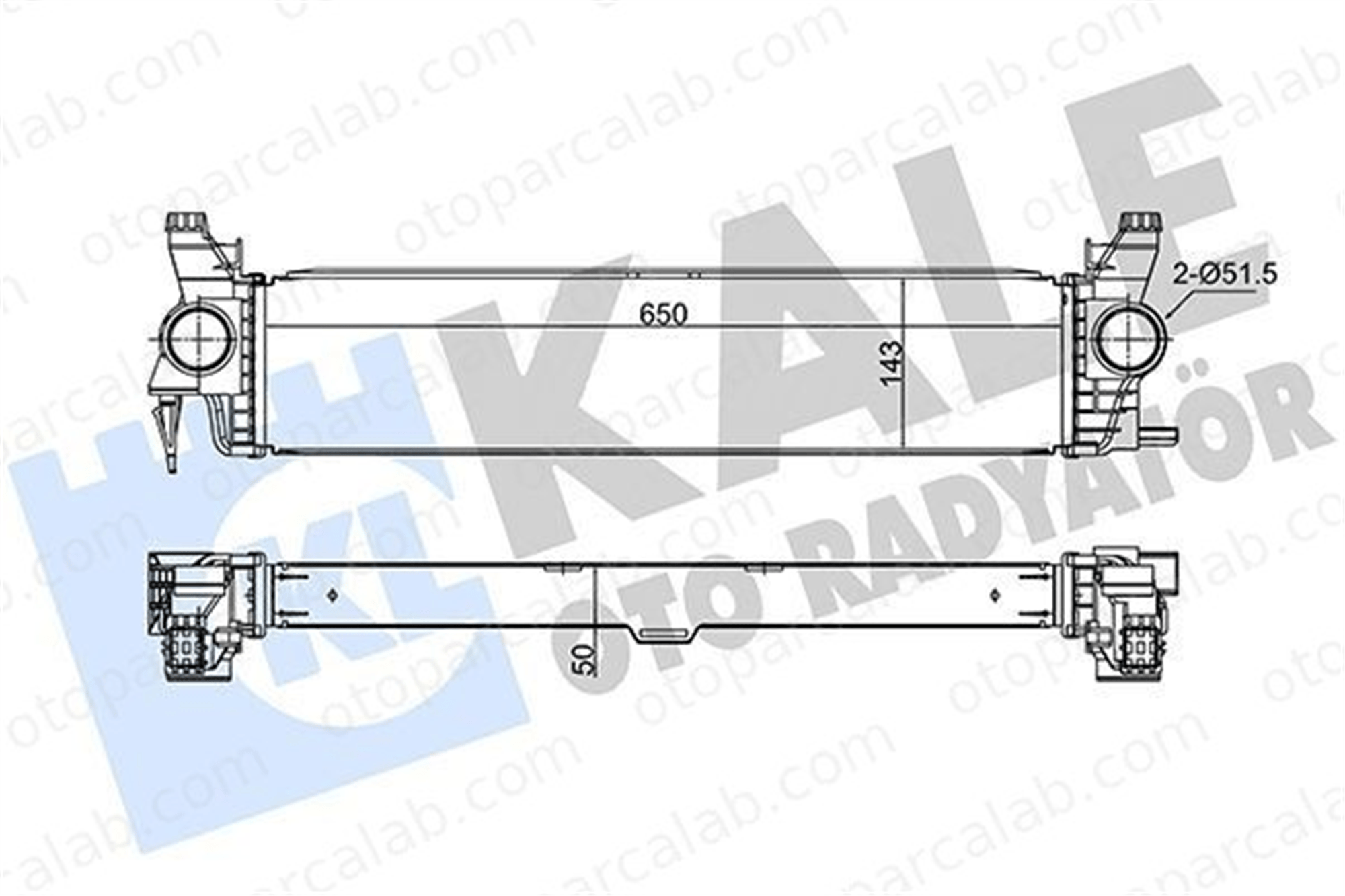 ASPART 6TRA1032 Turbo Radyatörü MERCEDES-BENZ VITO Mixto VITO Panelvan/Van 4475010501 A4475010501