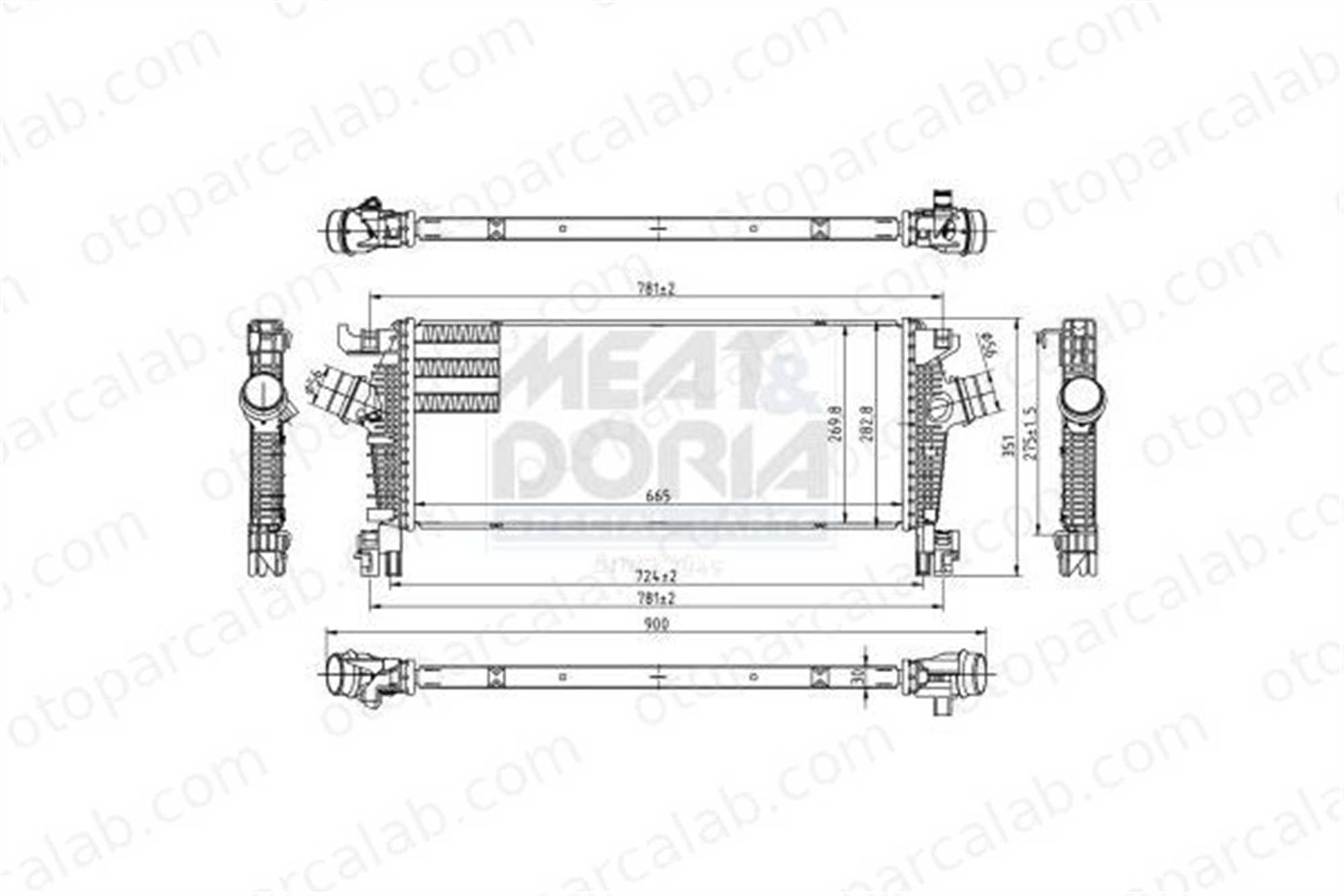 ASPART 6TRA1039 Turbo Radyatörü OPEL CASCADA ZAFIRA TOURER C 1302259 13393988