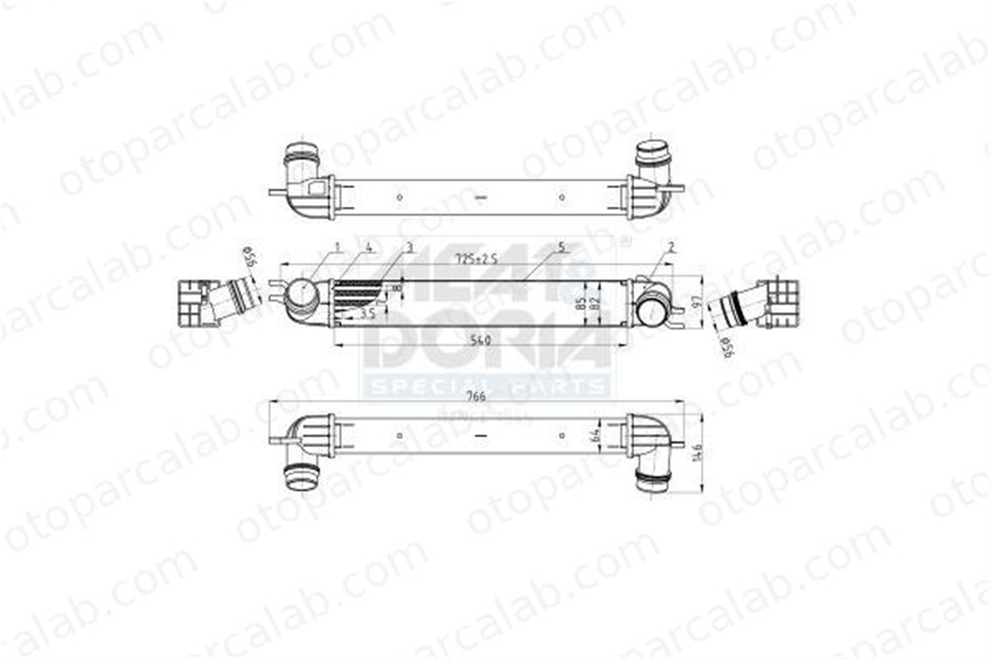 ASPART 6TRA1062 Turbo Radyatörü MINI MINI COUNTRYMAN MINI 17518506904