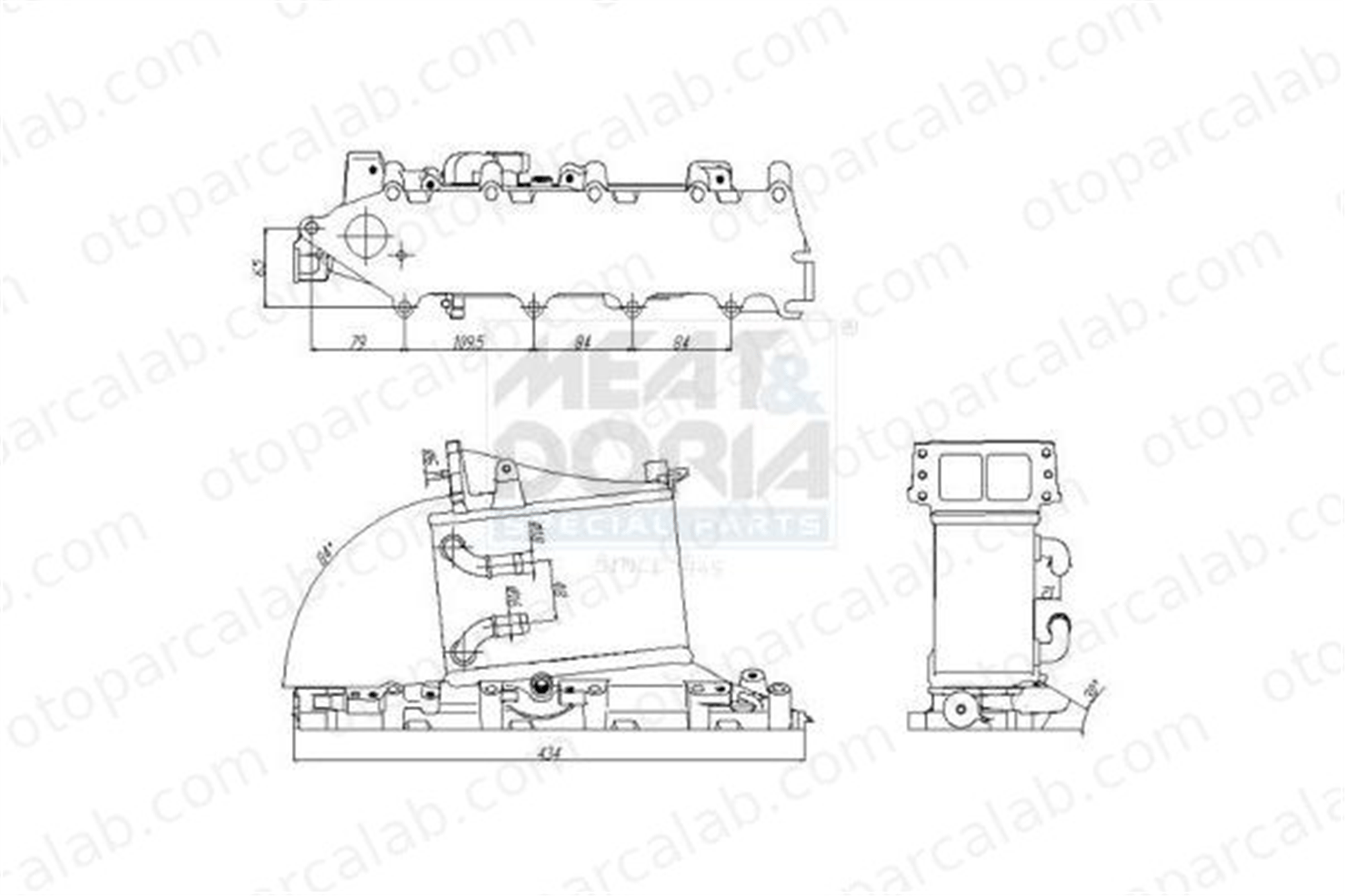 ASPART 6TRA1084 Turbo Radyatörü AUDI A3 Sportback A3 Limousine 4L129711R 4L129711