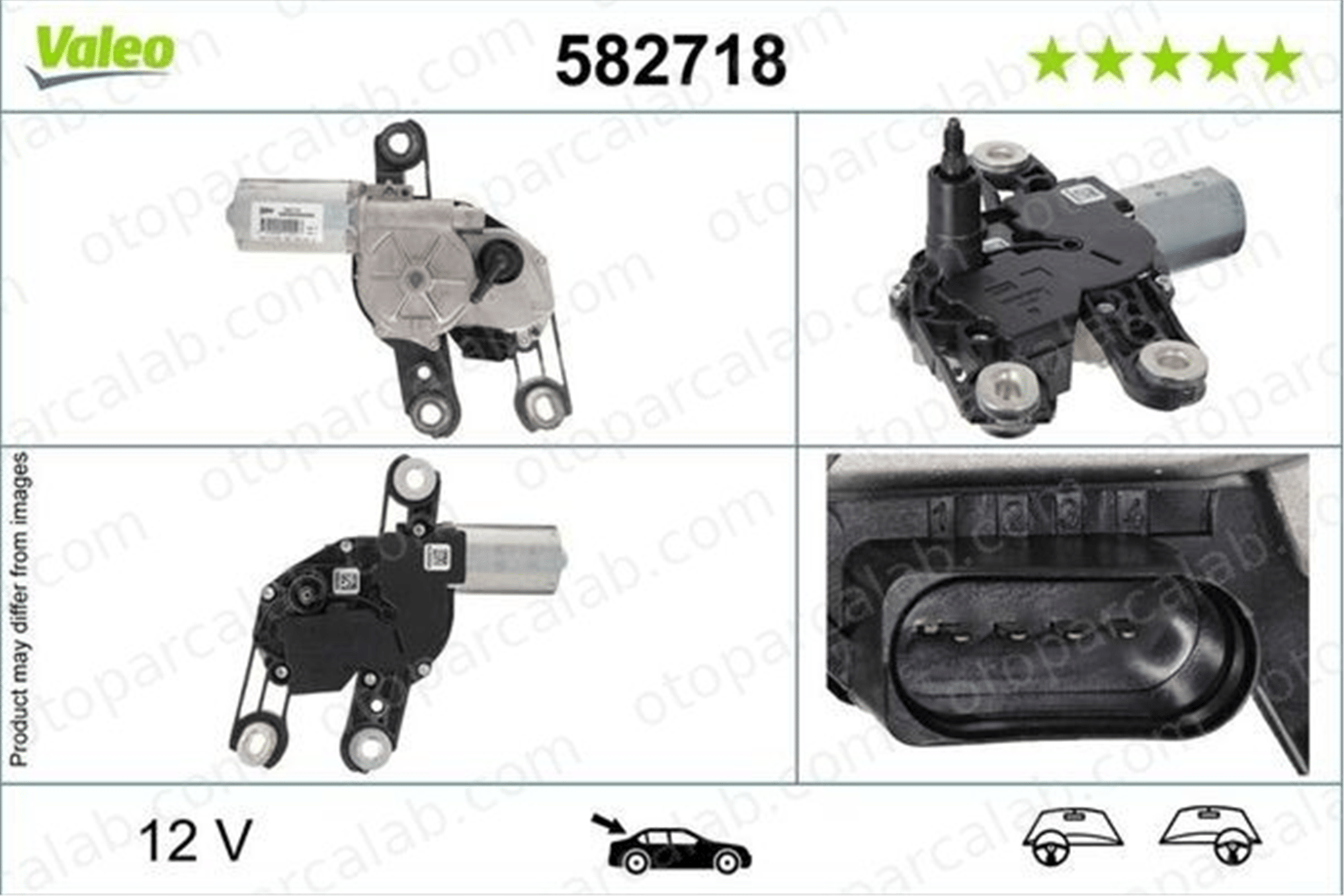 ASPART 7WPW1015 Silecek Mekanizma Motoru Arka AUDI A3 Sportback A3 8V0955711