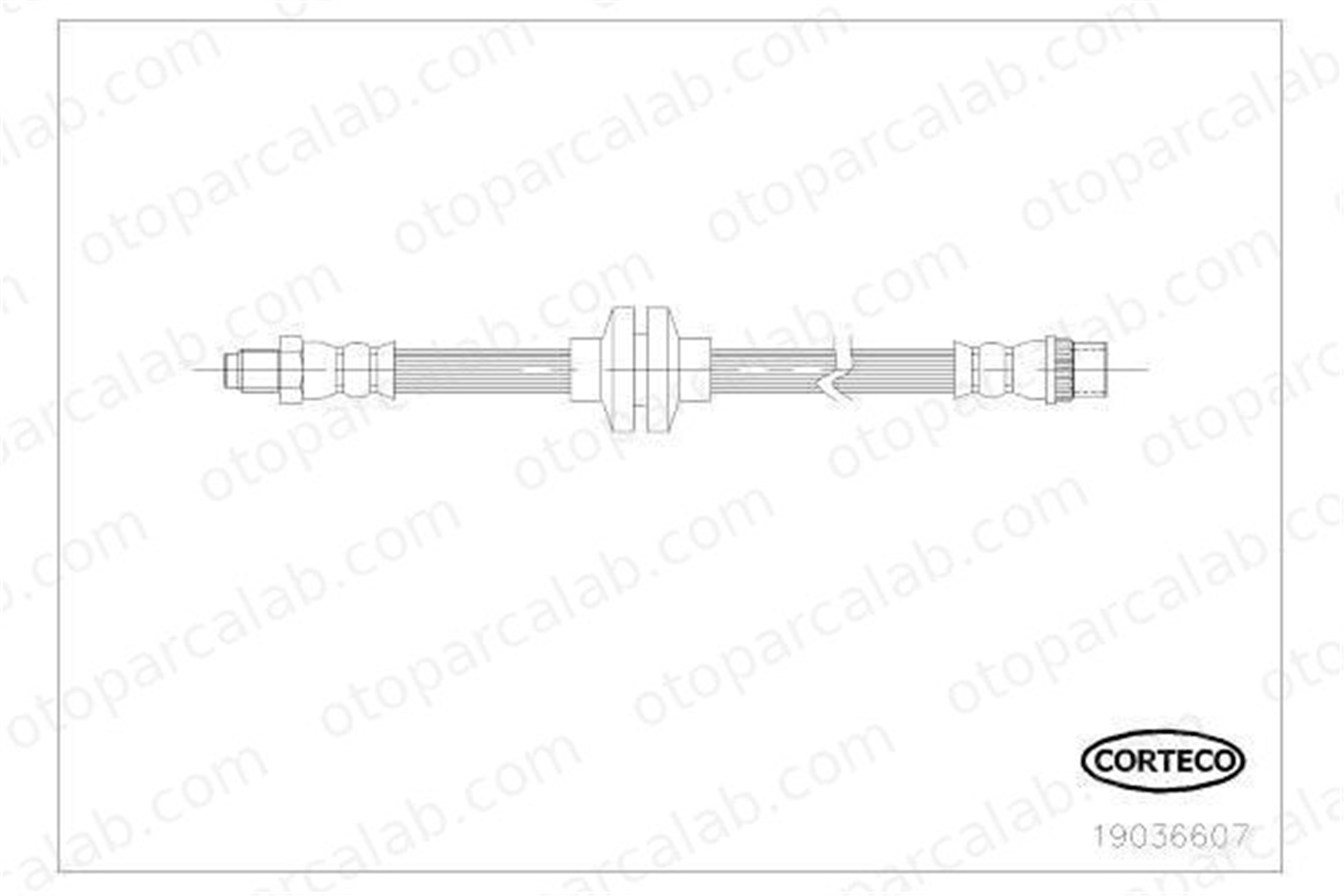 AXAM 02-02-07-0460 Fren Hortumu Ön Sağ veya Sol RENAULT MEGANE III Hatchback MEGANE III Coupe 462100006R 901077