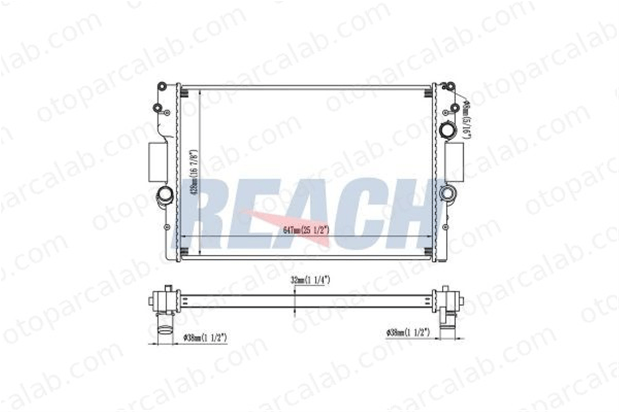 AXAM 02-05-05-4037 Su Radyatörü IVECO DAILY IV Platform şasi DAILY IV Panelvan/Van 504045489 504084141