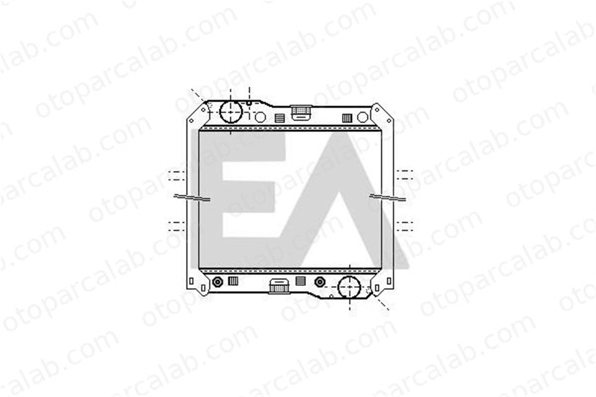 AXAM 03-09-05-0192 Su Radyatörü MERCEDES-BENZ AXOR 2 LEXUS ES 8MK376722021 9405000703