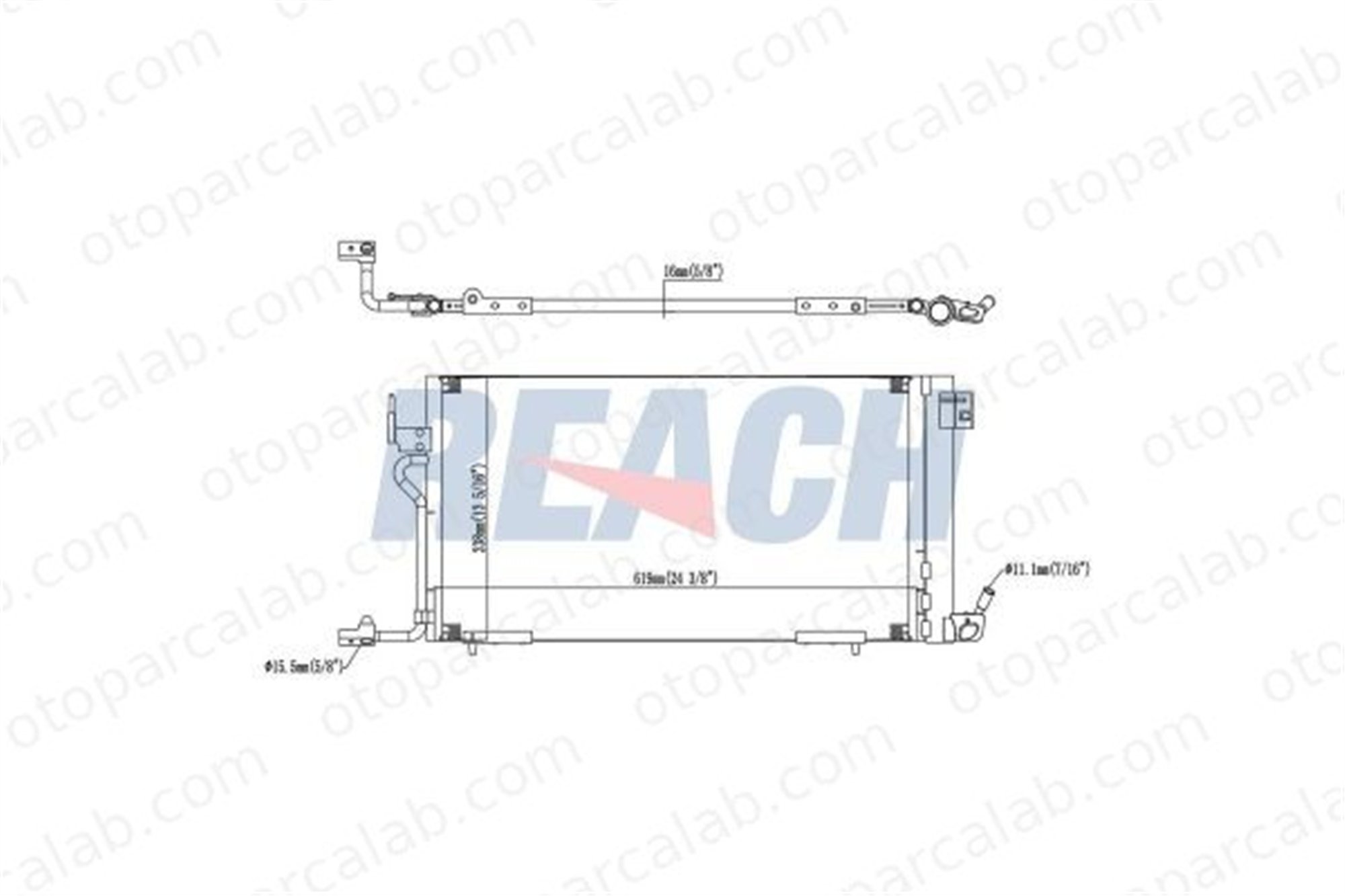 AXAM AX-04-03-05-0151 Klima Radyatörü PEUGEOT 306 Hatchback 306 AX0403050151 6455AW