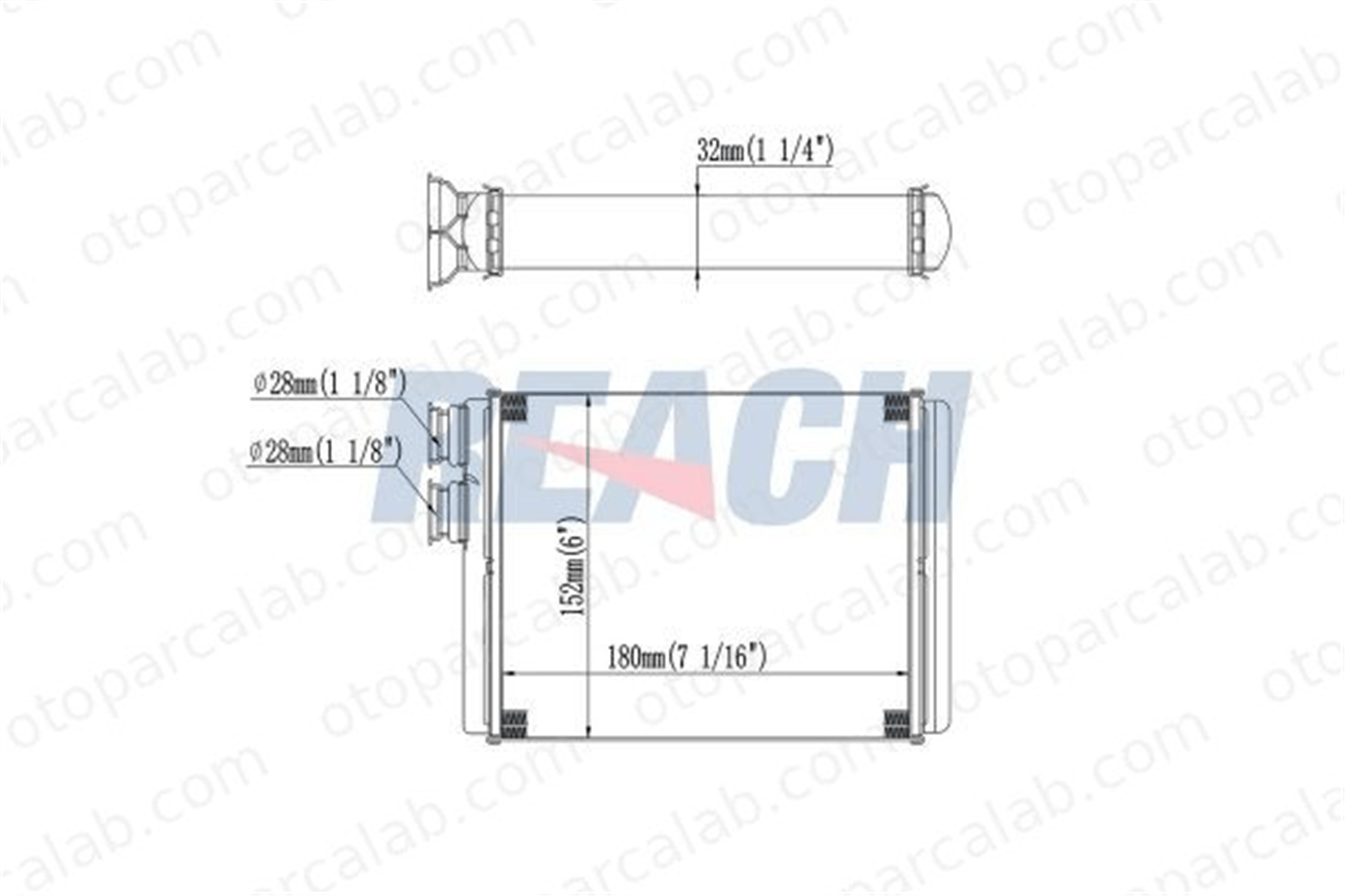 AXAM AX-05-01-05-0170 Kalorifer Radyatörü CITROËN DS3 C3 II 6448V3