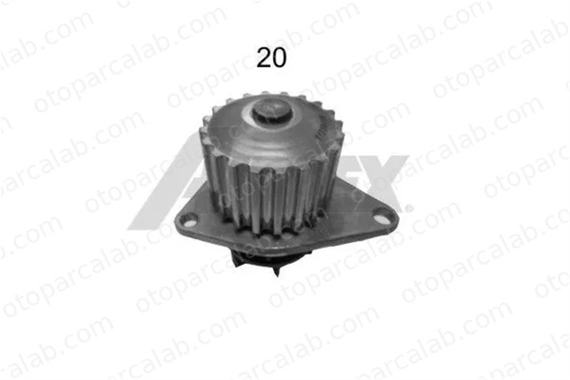 AYBAY 0205 Devirdaim Su Pompası CITROËN AX BX 1201E3E111223 9451001263