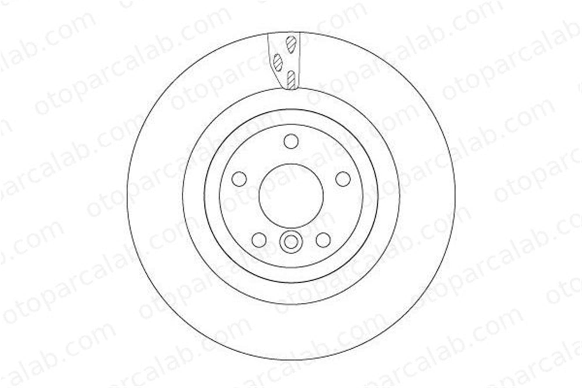 AYD 51367 Fren Disk Ayna Arka Sağ ve Sol JAGUAR XE XF SPORTBRAKE T4N1744 GX732A315BC