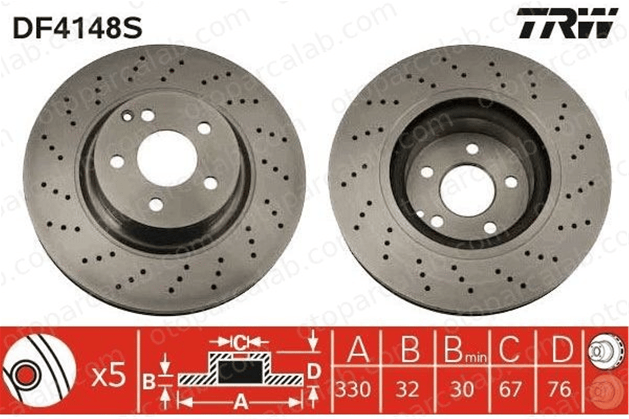 AYD 51384 Fren Disk Ayna Ön Sağ ve Sol MERCEDES-BENZ S-SERISI S-SERISI Coupe 220421251264 2204210812