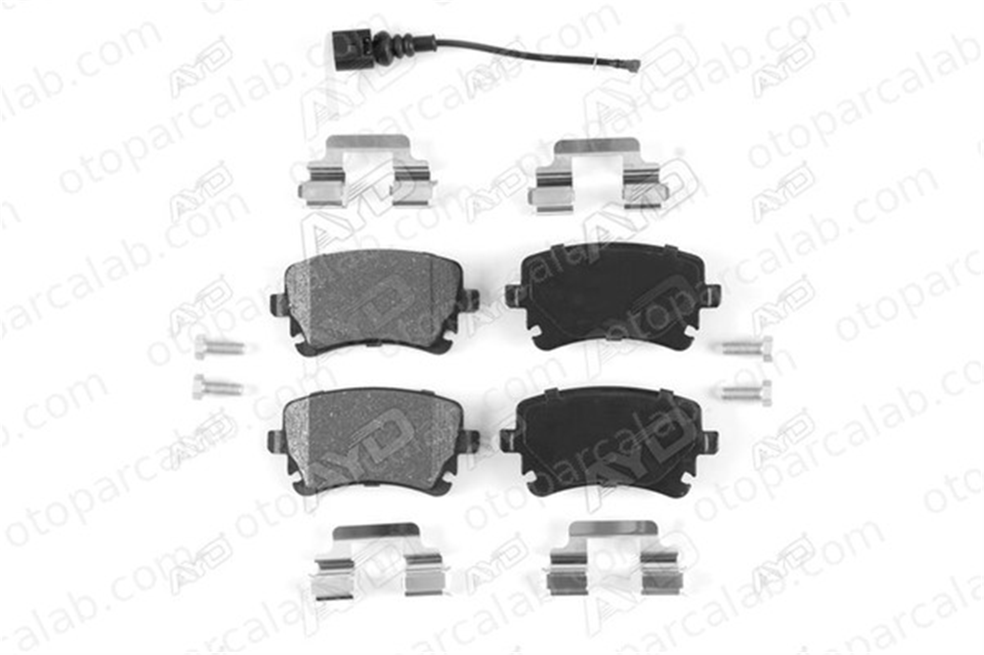 AYD 60026B Fren Disk Balata Arka VW MULTIVAN T5 TRANSPORTER T5 Minibüs/Otobüs 7E0698451B 7H0698451