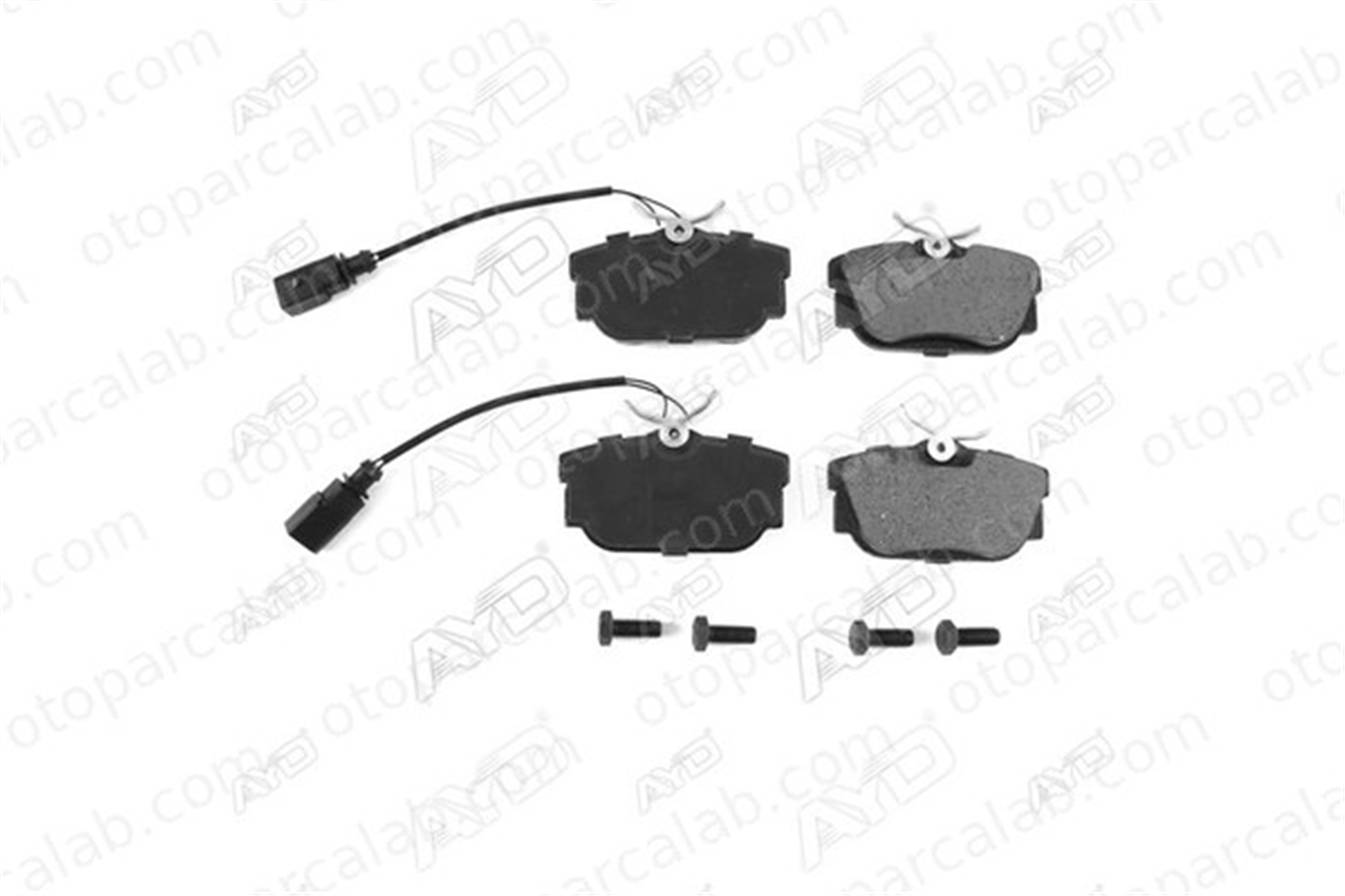 AYD 60029A Fren Disk Balata Arka VW TRANSPORTER T4 Minibüs/Otobüs TRANSPORTER T4 Panelvan/Van 7D0698451F 1109015