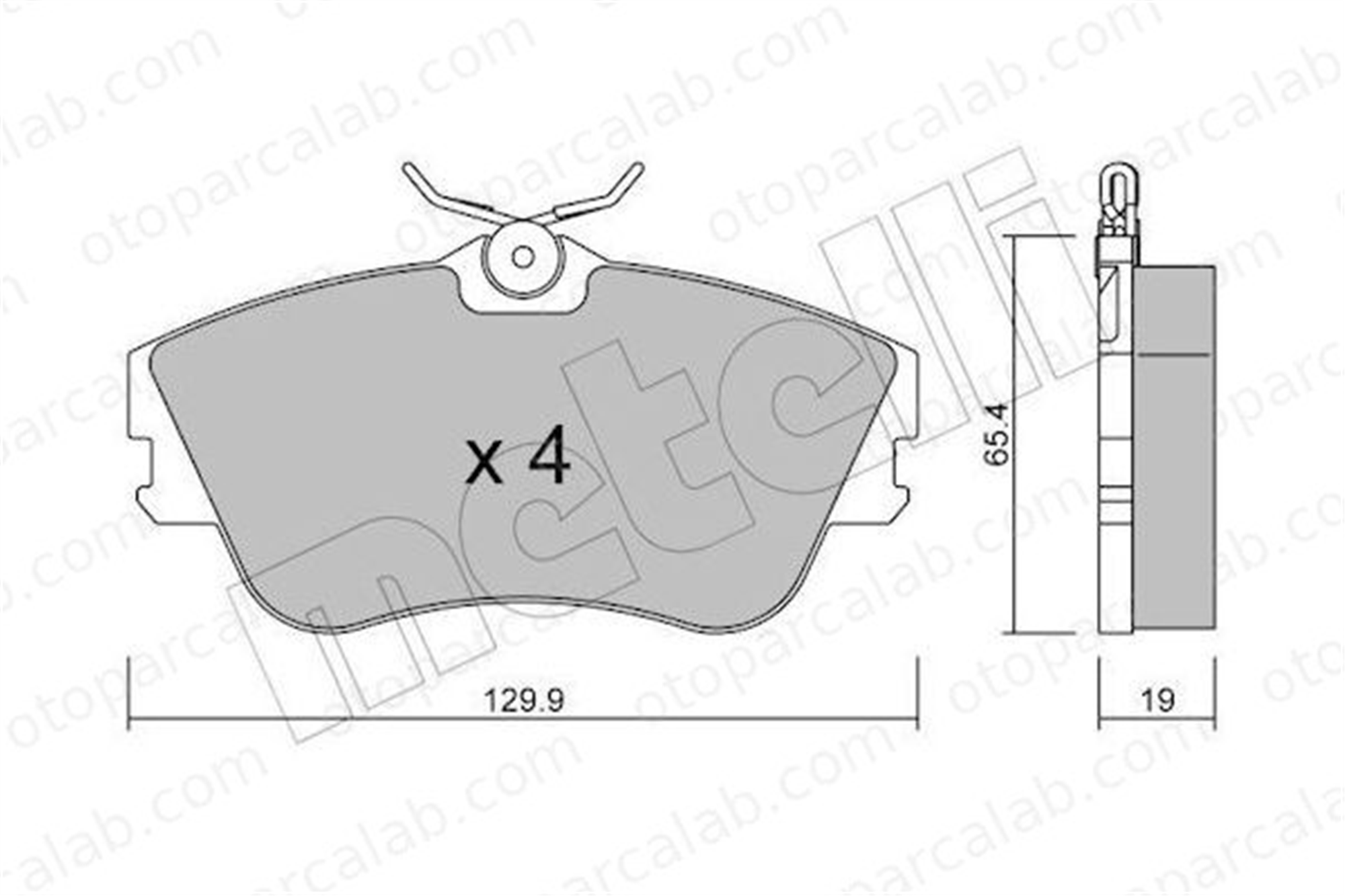 AYD 60164BA Fren Disk Balata Ön VW TRANSPORTER T4 Minibüs/Otobüs TRANSPORTER T4 Panelvan/Van 701698151D 701698151E